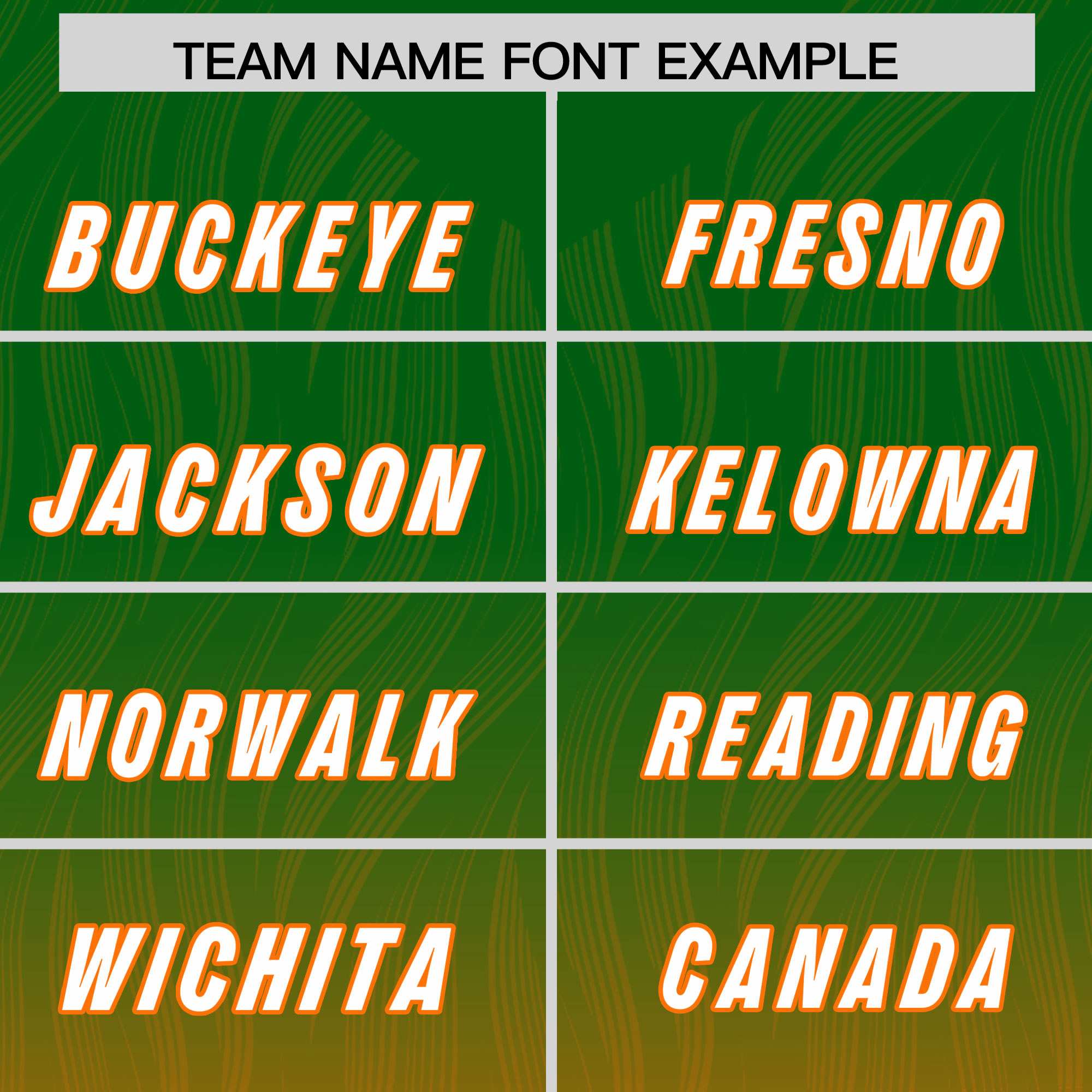 Custom Kelly Green Orange Gradient Fashion Outdoor Authentic American Football Jersey