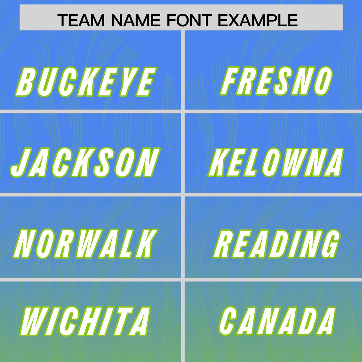 Custom Powder Blue Neon Green Gradient Fashion Outdoor Authentic American Football Jersey