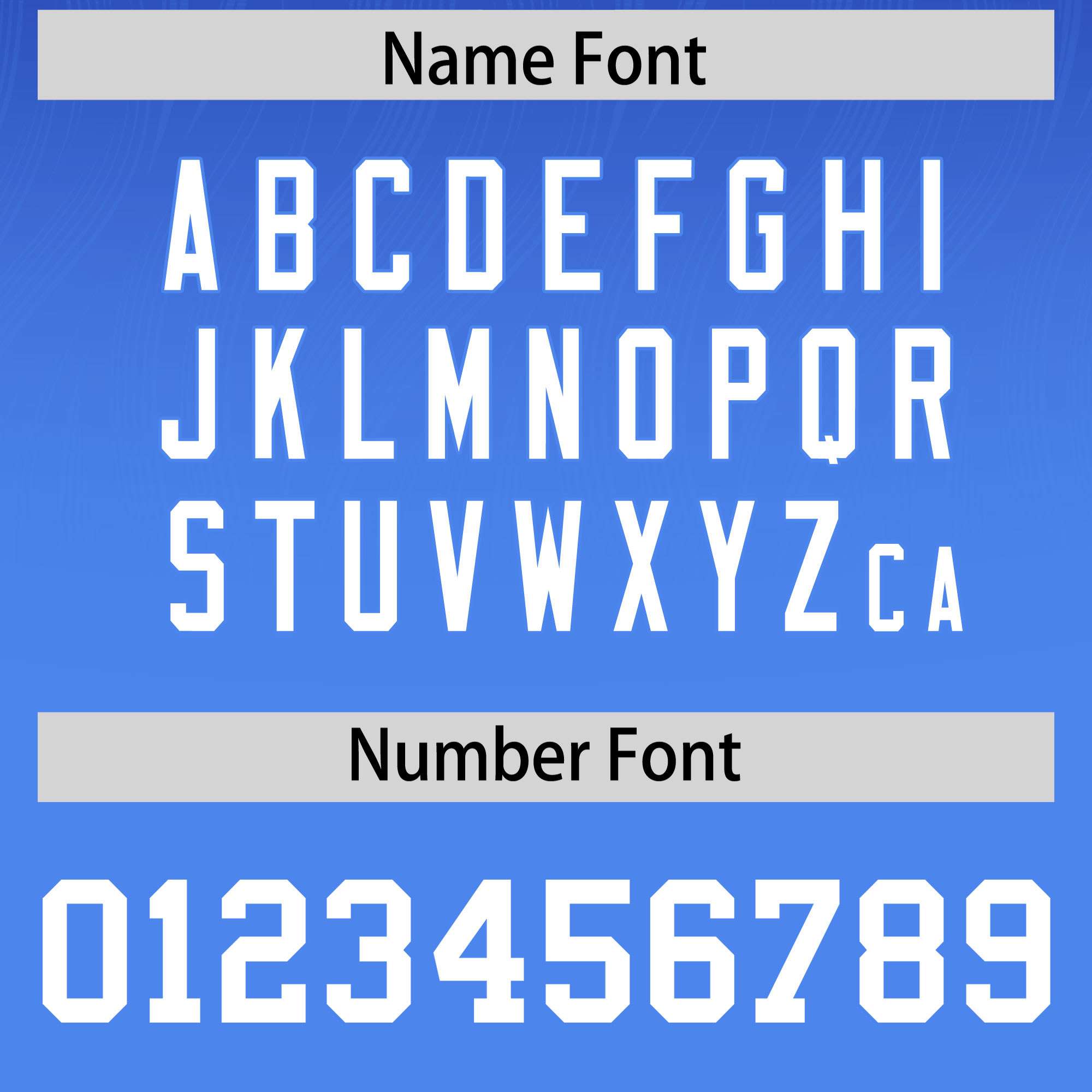 Custom Royal Powder Blue Gradient Fashion Outdoor Authentic American Football Jersey