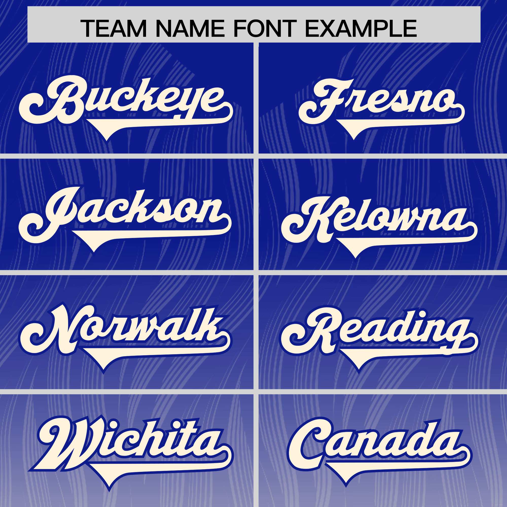 Custom Royal Cream Gradient Fashion Outdoor Authentic American Football Jersey