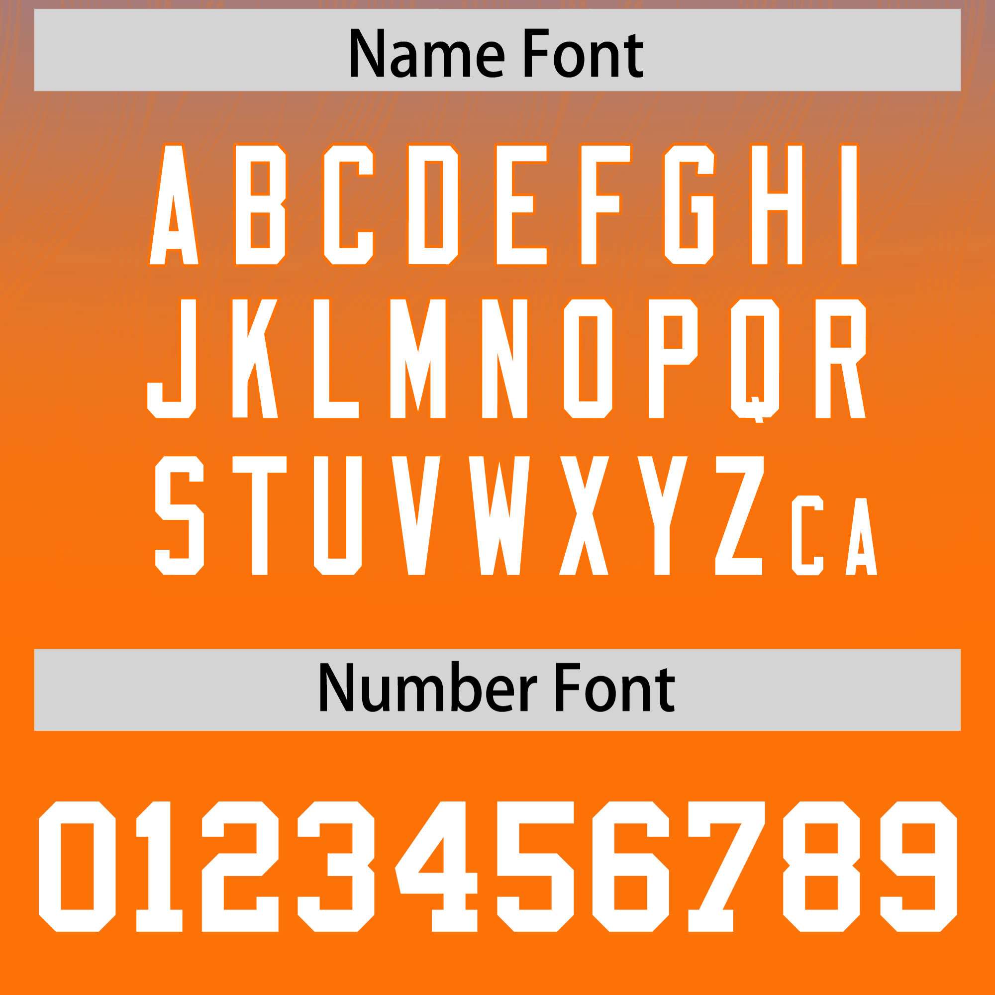 Custom Powder Blue Orange Gradient Fashion Outdoor Authentic American Football Jersey