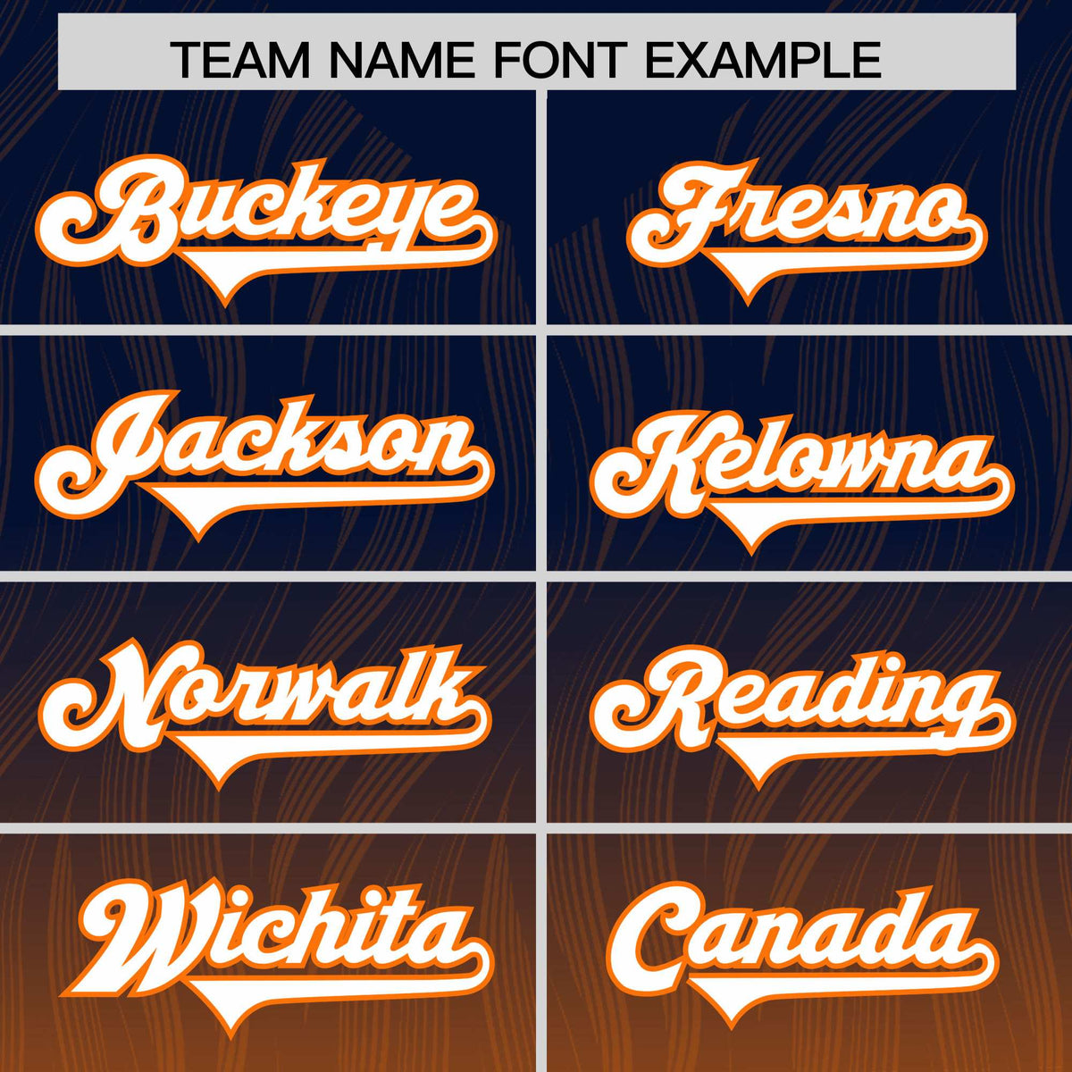 Custom Navy Orange Gradient Fashion Outdoor Authentic American Football Jersey