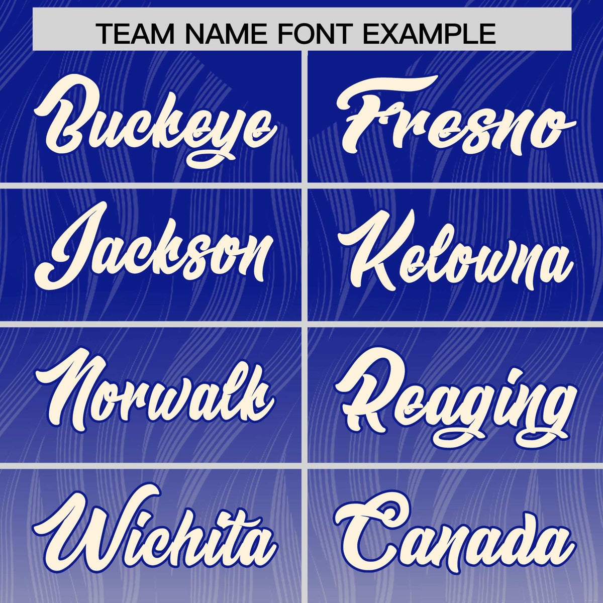 Custom Royal Cream Gradient Fashion Outdoor Authentic American Football Jersey