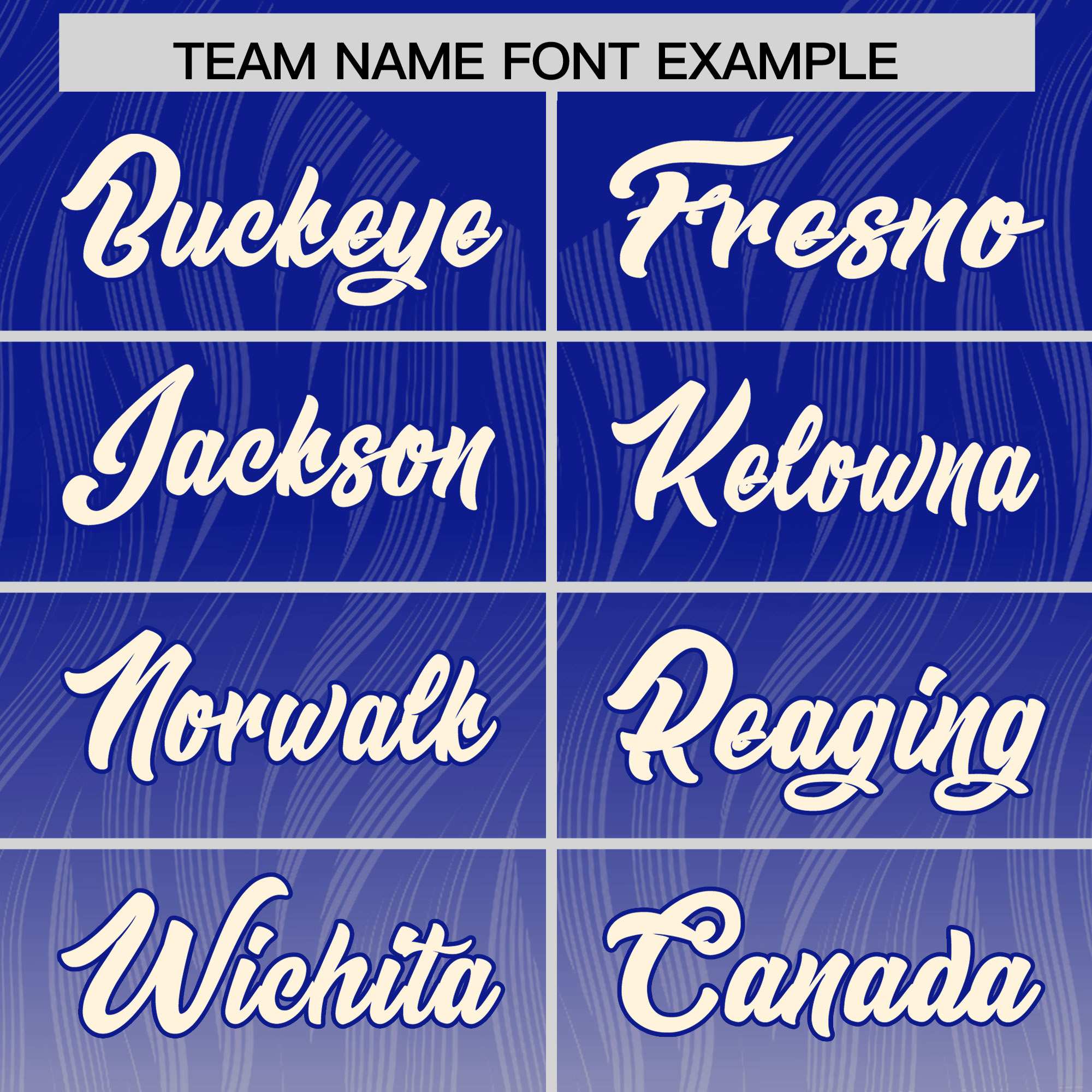 Custom Royal Cream Gradient Fashion Outdoor Authentic American Football Jersey