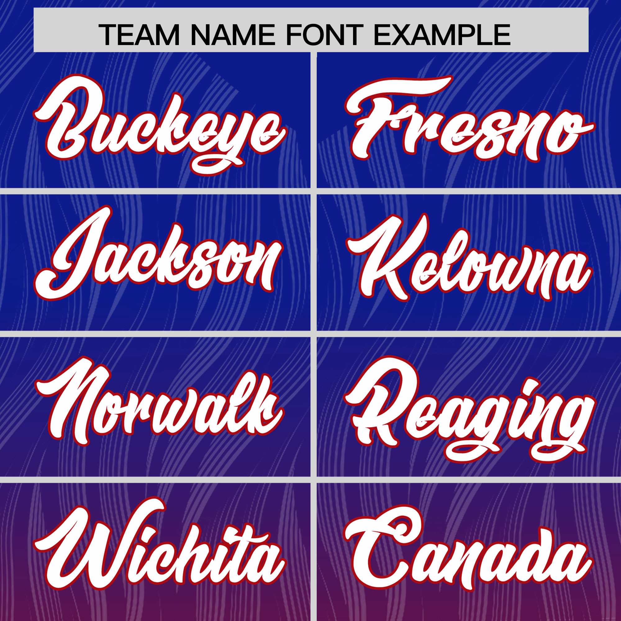 Custom Royal Red Gradient Fashion Outdoor Authentic American Football Jersey