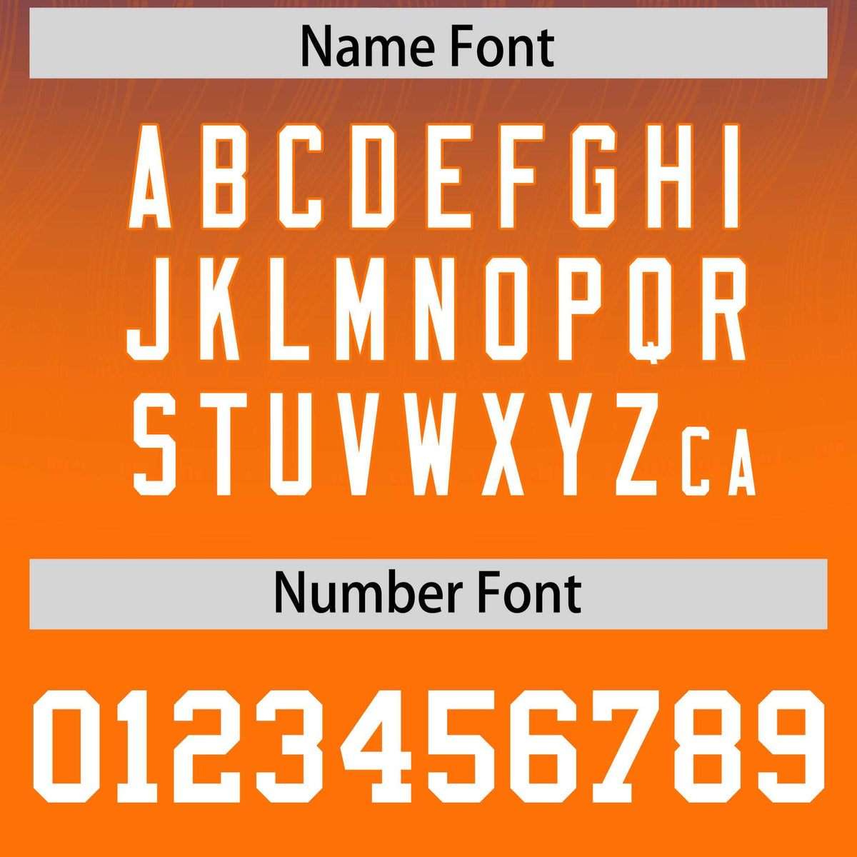 Custom Royal Orange Gradient Fashion Outdoor Authentic American Football Jersey