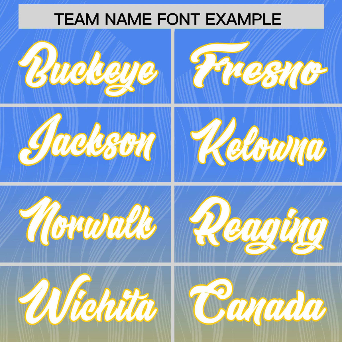 Custom Powder Blue Gold Gradient Fashion Outdoor Authentic American Football Jersey