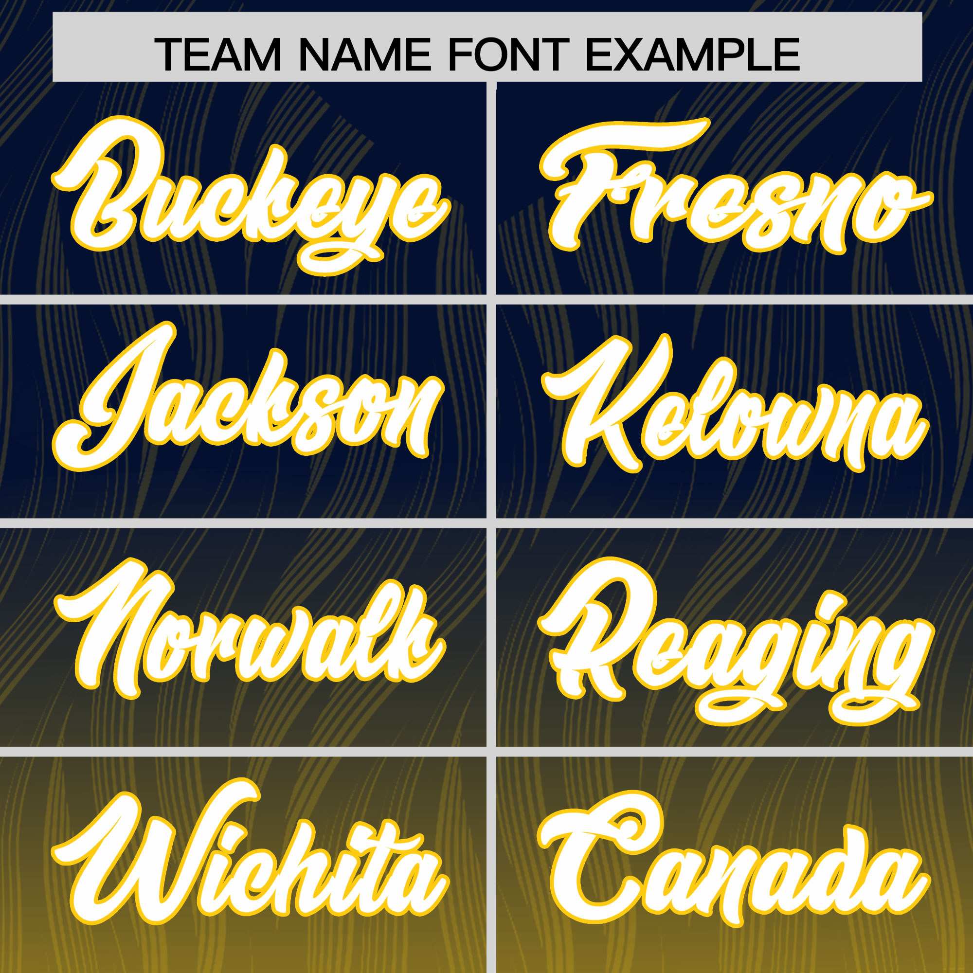 Custom Navy Gold Gradient Fashion Outdoor Authentic American Football Jersey