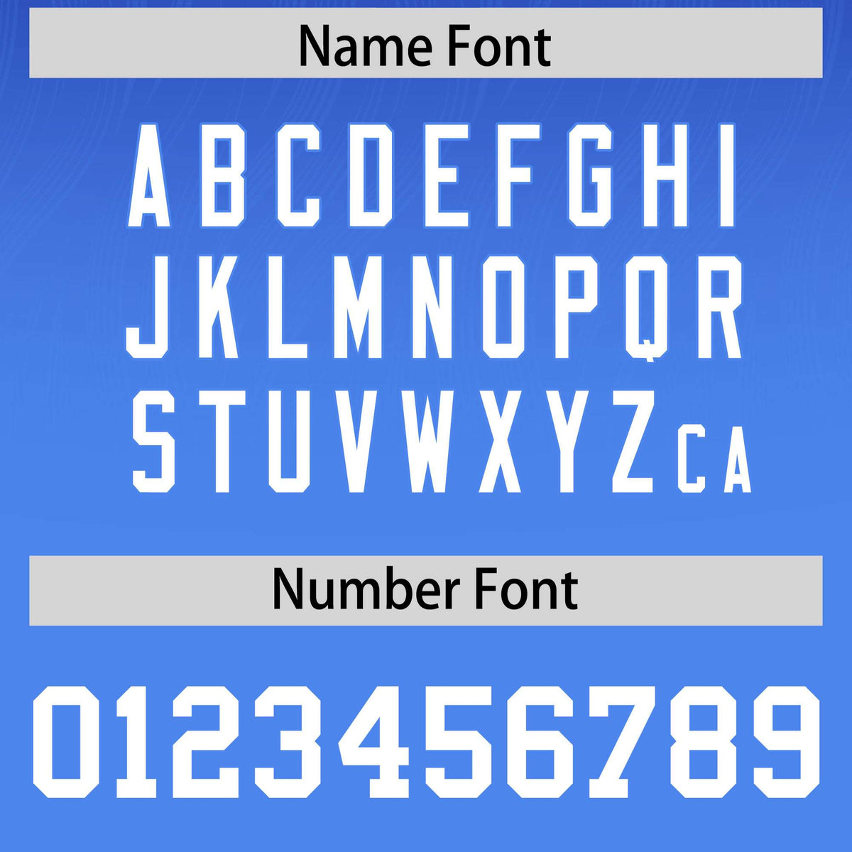 Custom Royal Powder Blue Gradient Fashion Outdoor Authentic American Football Jersey