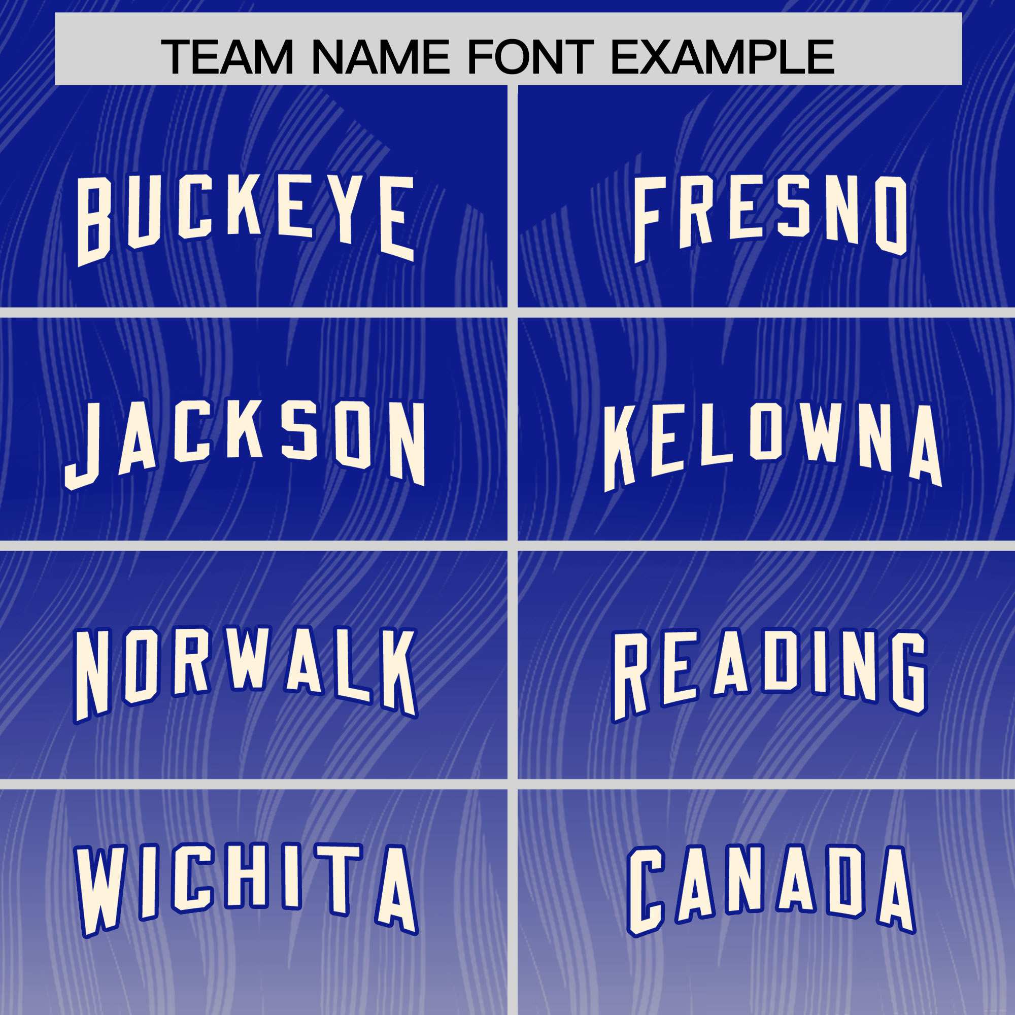 Custom Royal Cream Gradient Fashion Outdoor Authentic American Football Jersey