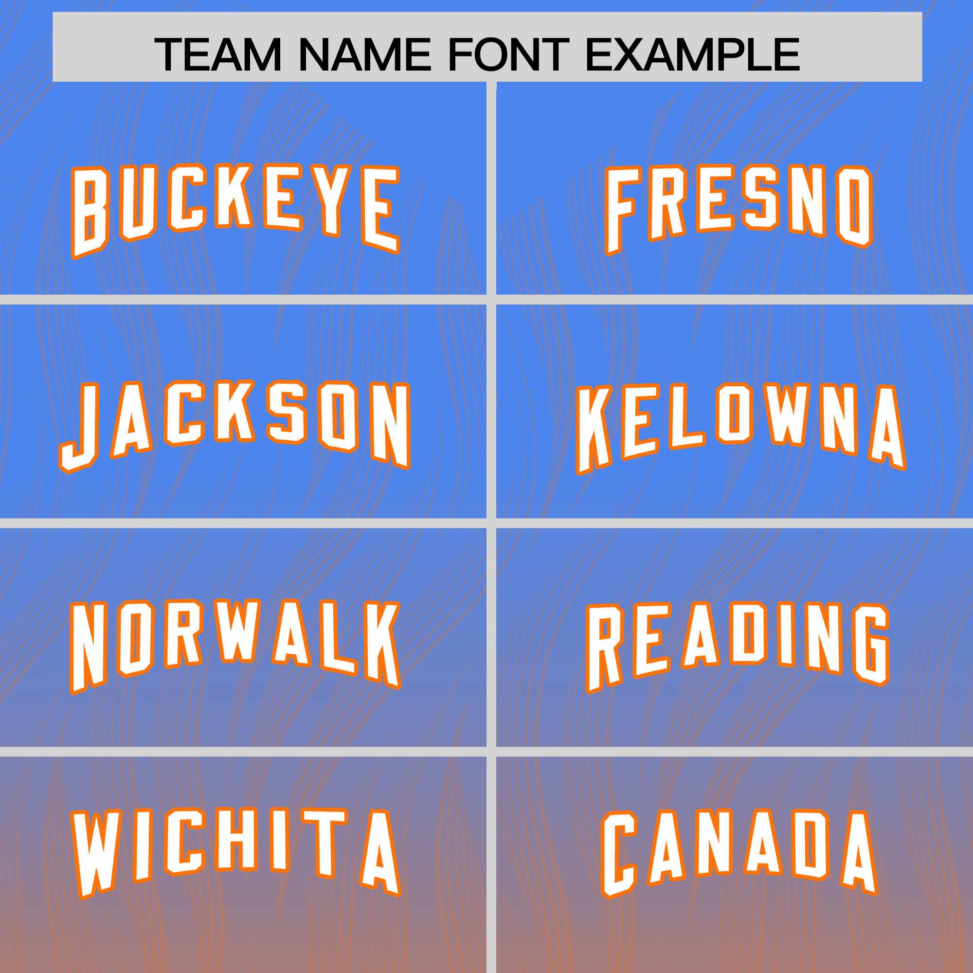 Custom Powder Blue Orange Gradient Fashion Outdoor Authentic American Football Jersey