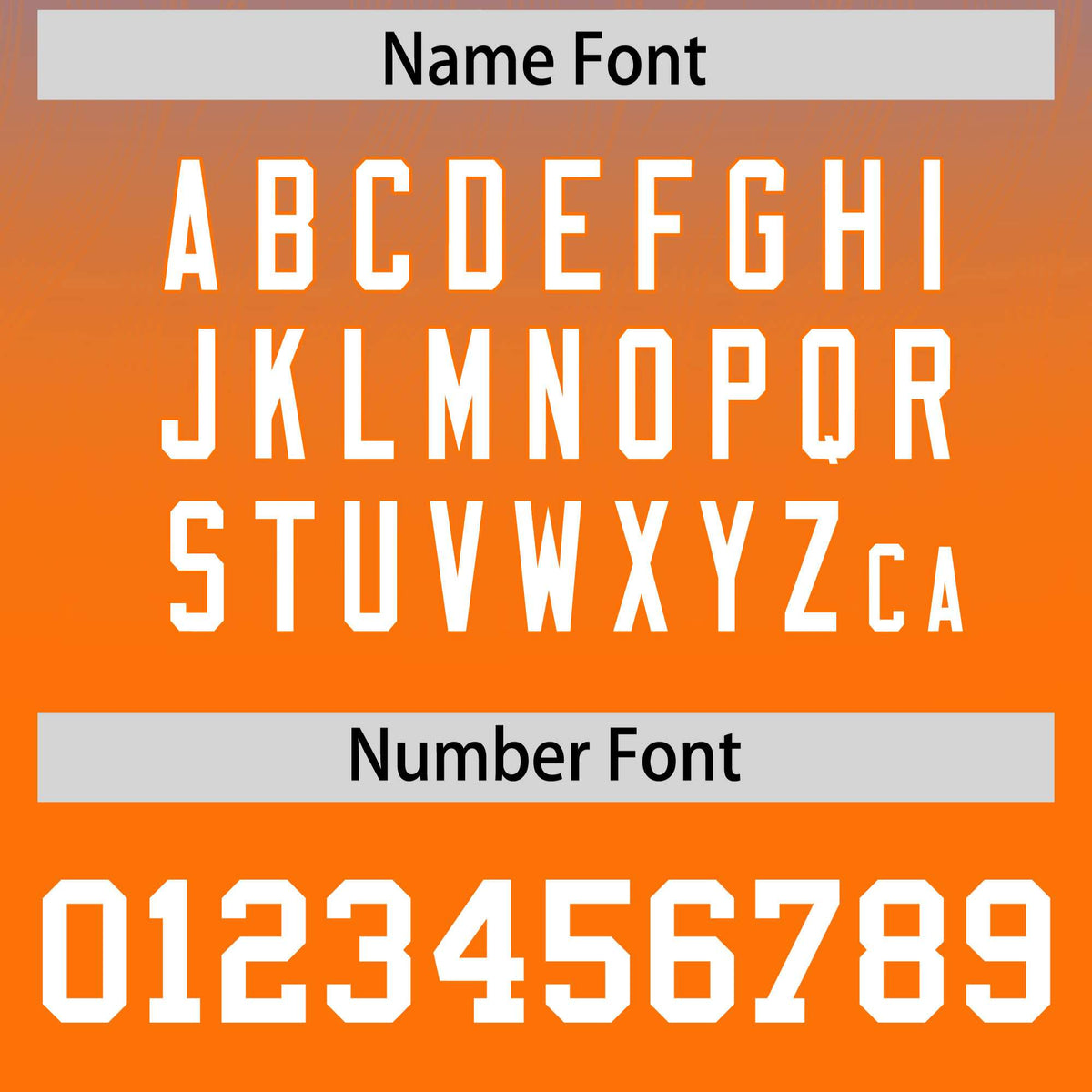 Custom Powder Blue Orange Gradient Fashion Outdoor Authentic American Football Jersey