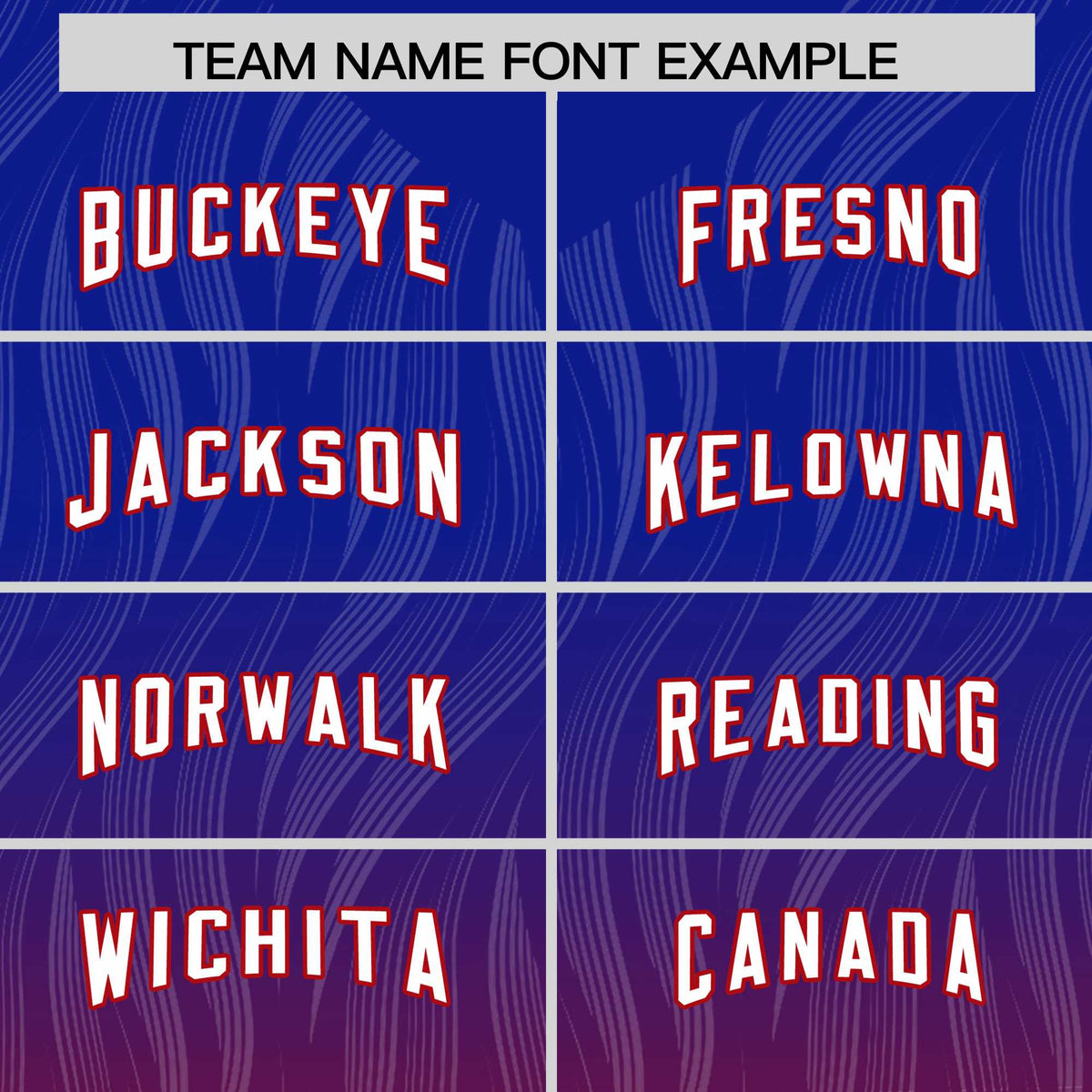 Custom Royal Red Gradient Fashion Outdoor Authentic American Football Jersey