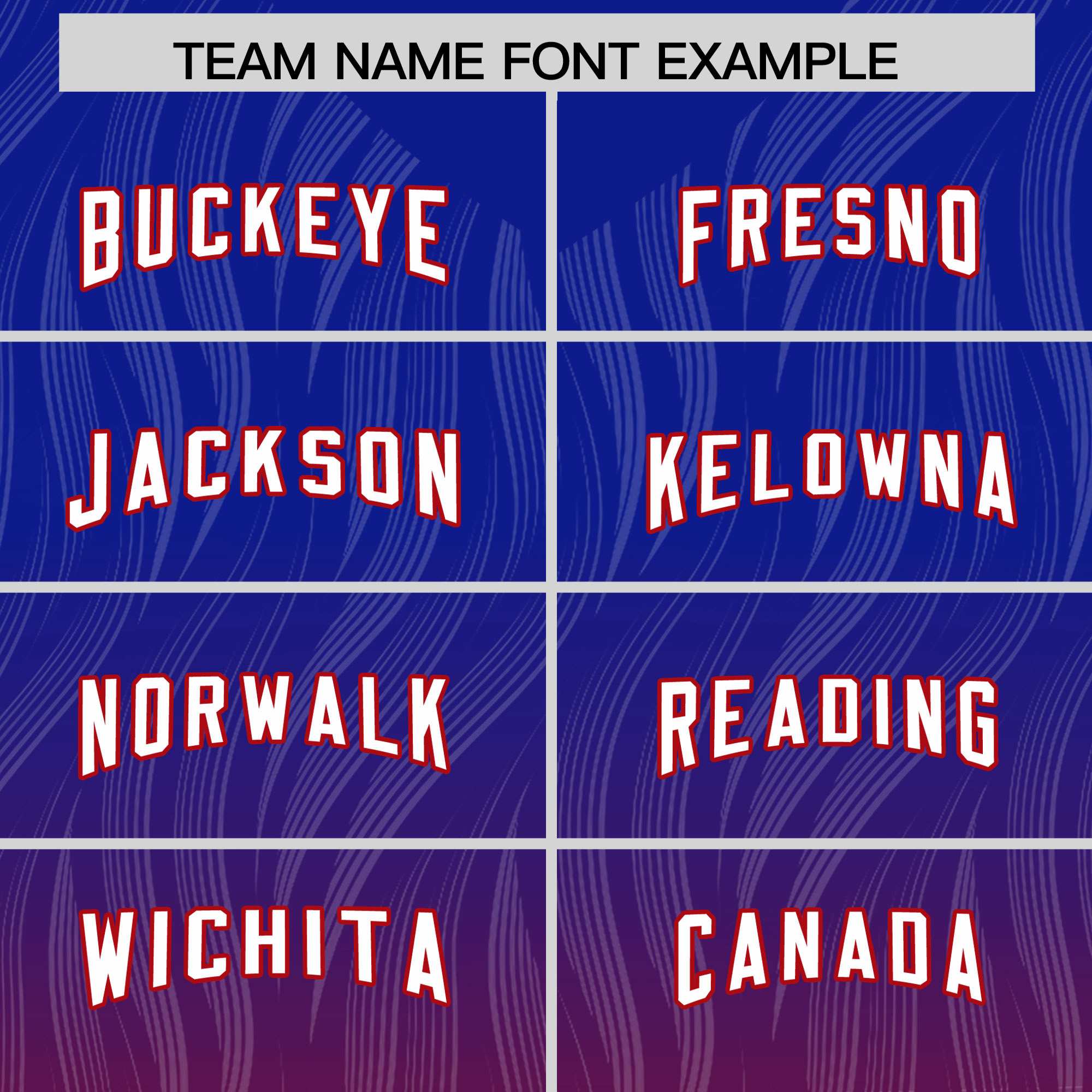 Custom Royal Red Gradient Fashion Outdoor Authentic American Football Jersey