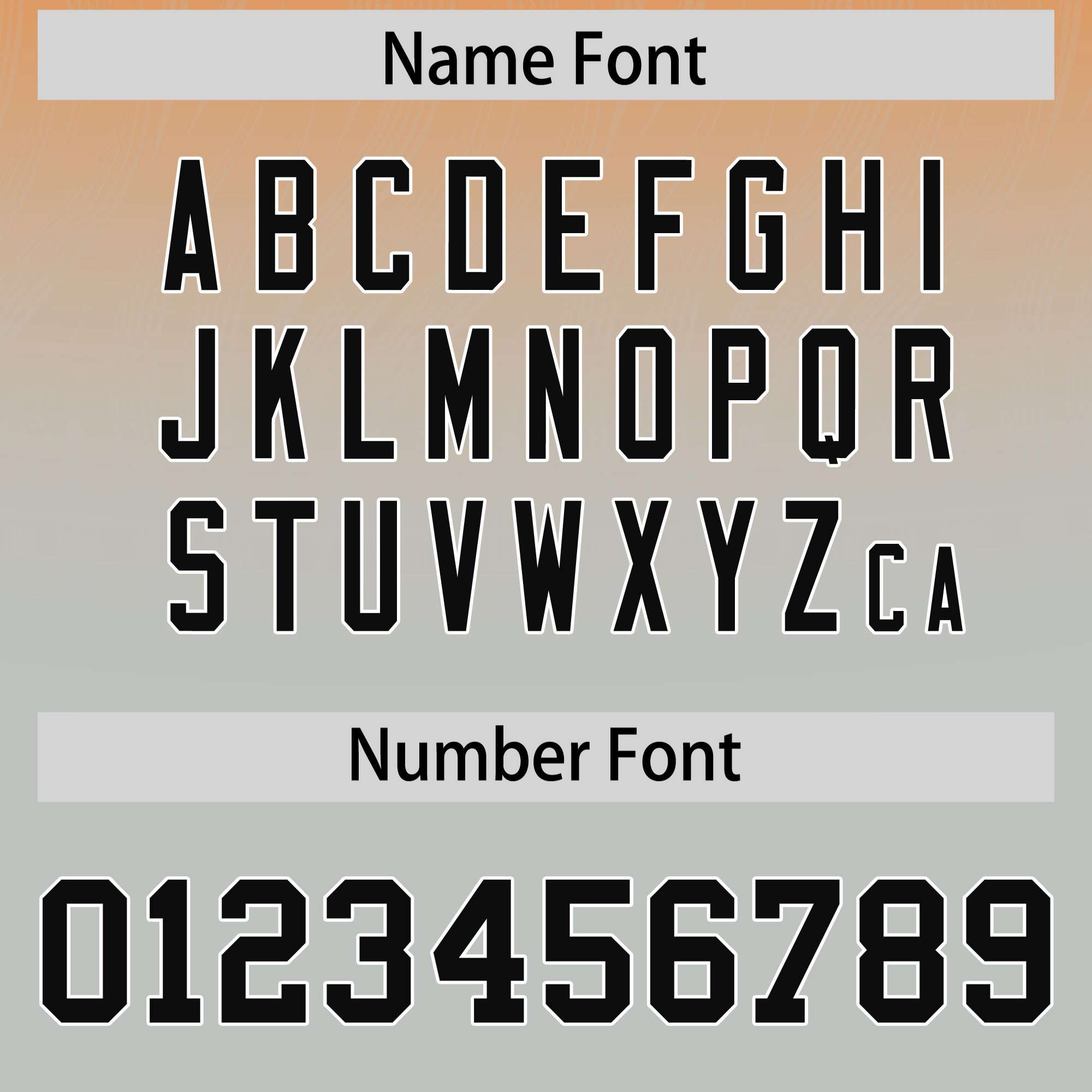 Custom Orange Gray Gradient Fashion Outdoor Authentic American Football Jersey