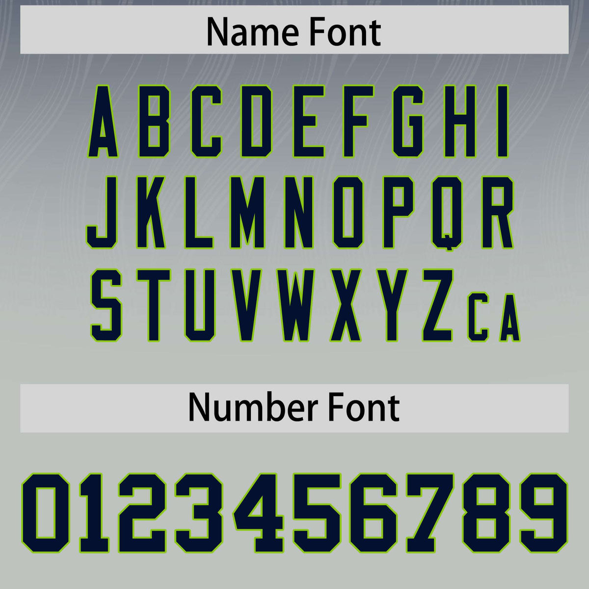 Custom Navy Gray Gradient Fashion Outdoor Authentic American Football Jersey