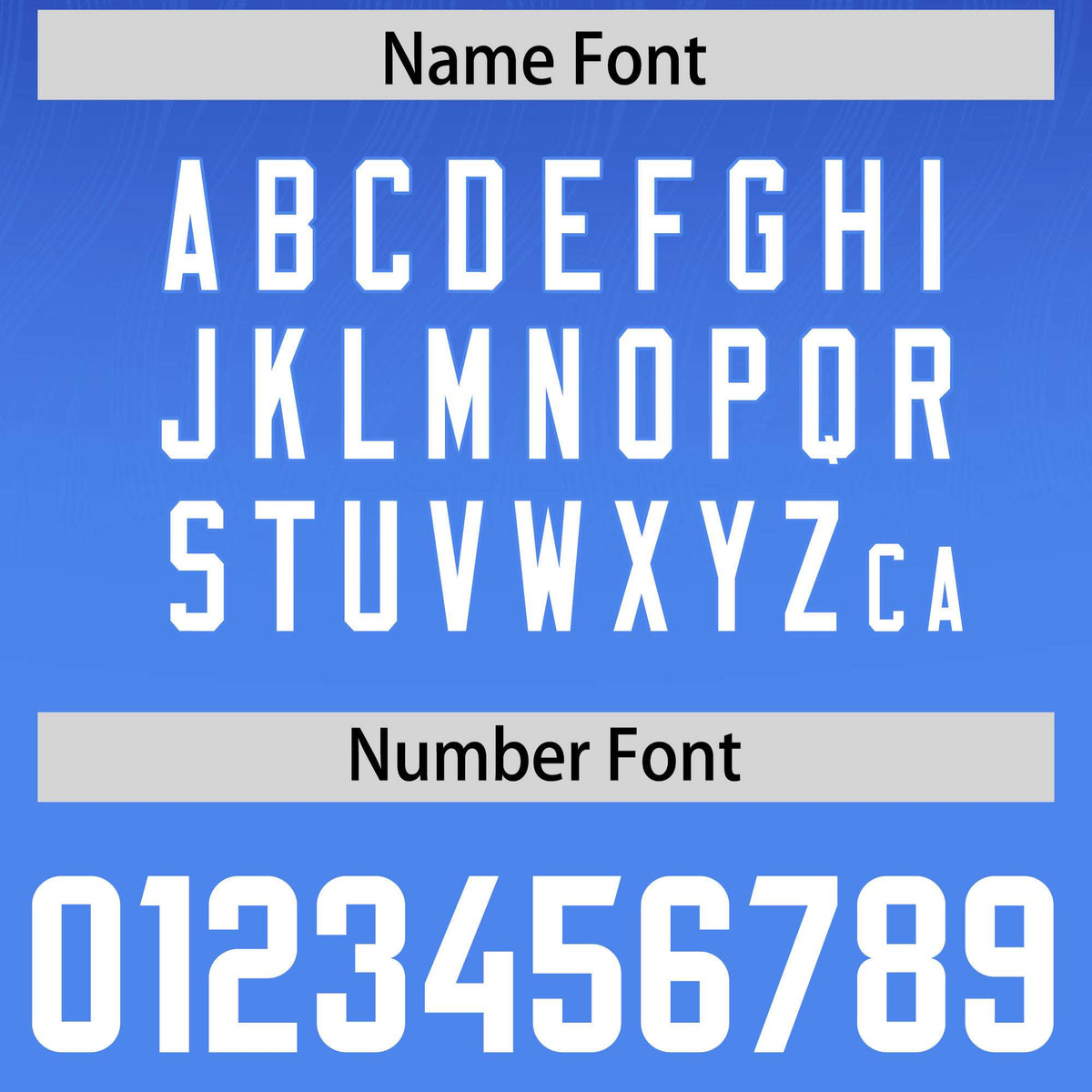 Custom Royal Powder Blue Gradient Fashion Outdoor Authentic American Football Jersey