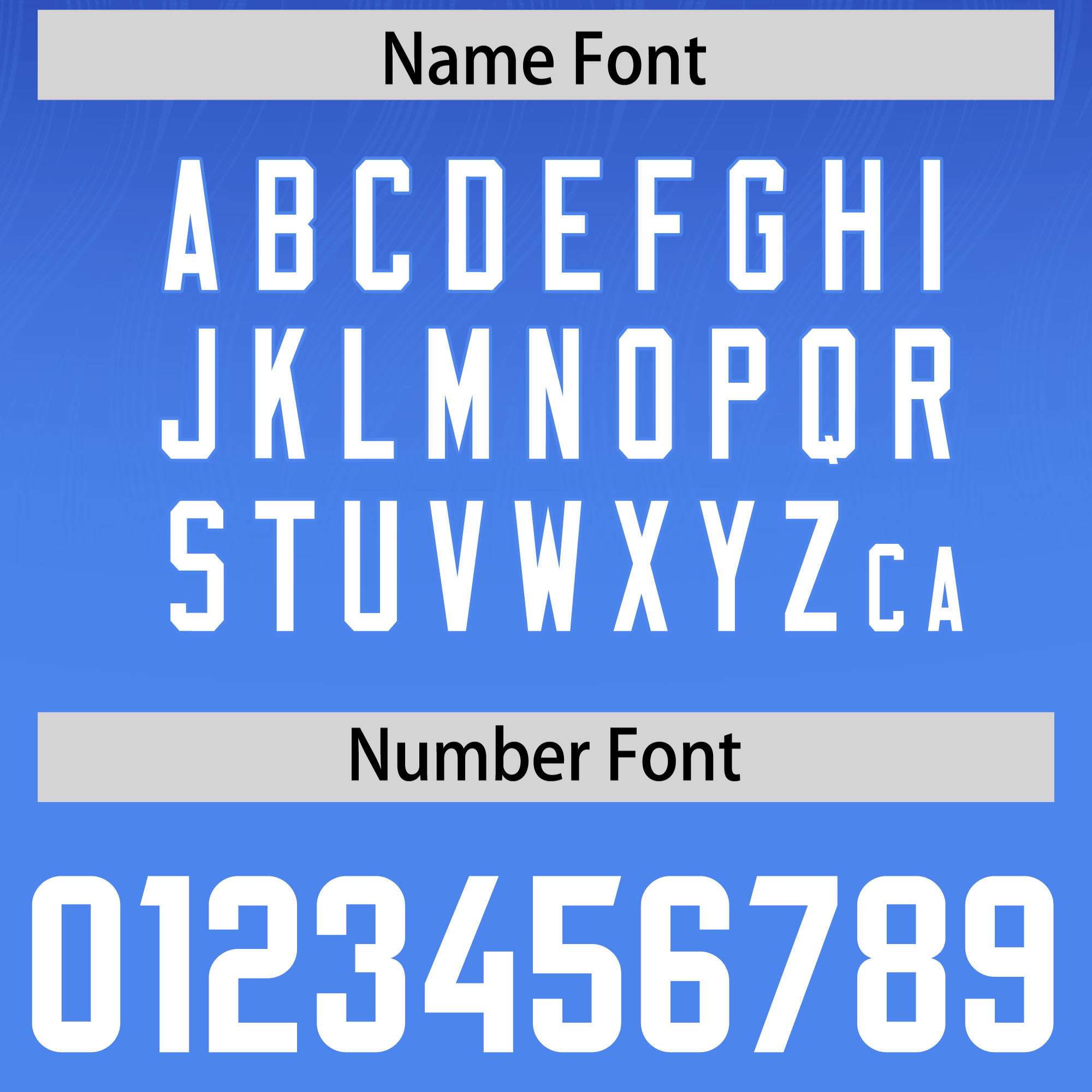 Custom Royal Powder Blue Gradient Fashion Outdoor Authentic American Football Jersey