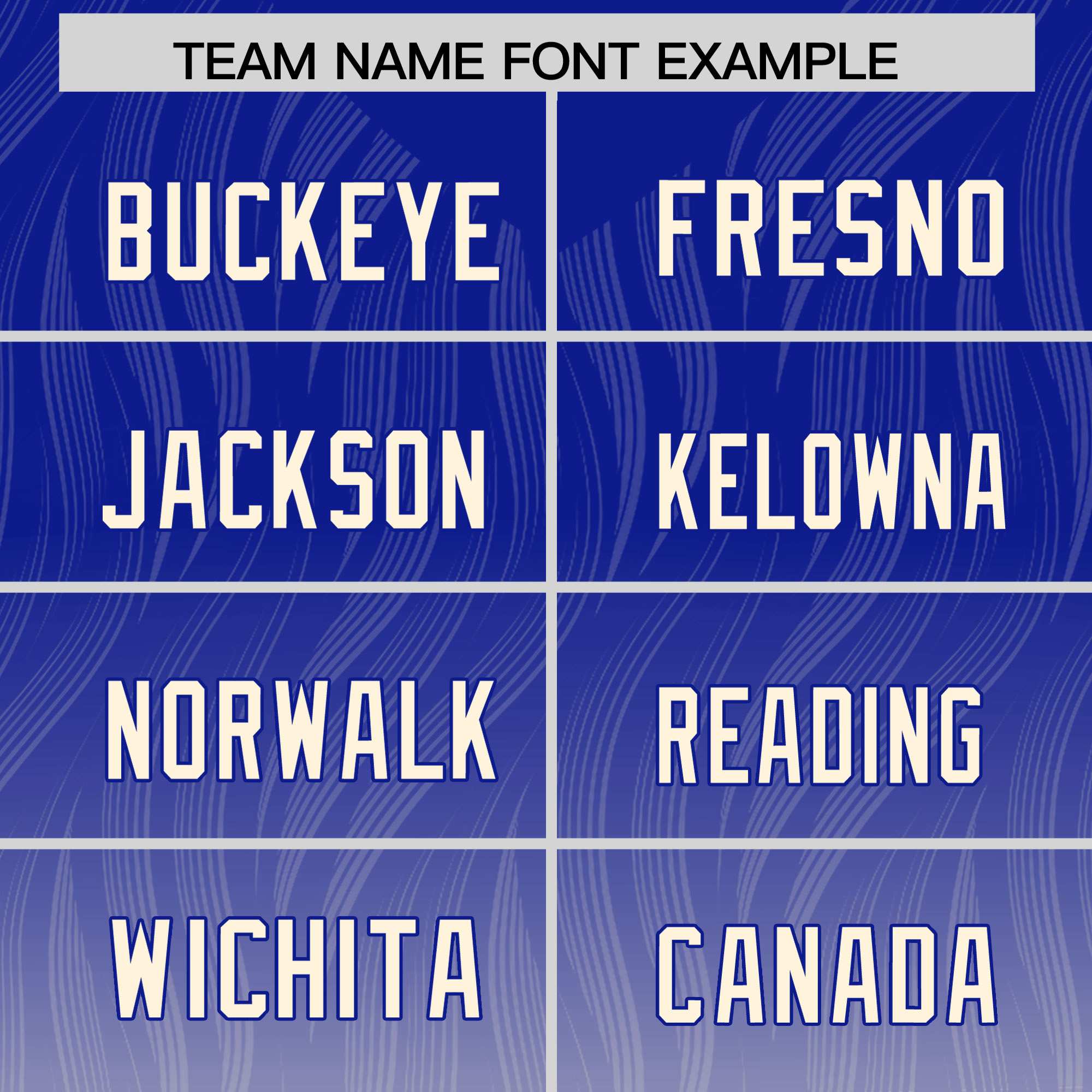 Custom Royal Cream Gradient Fashion Outdoor Authentic American Football Jersey