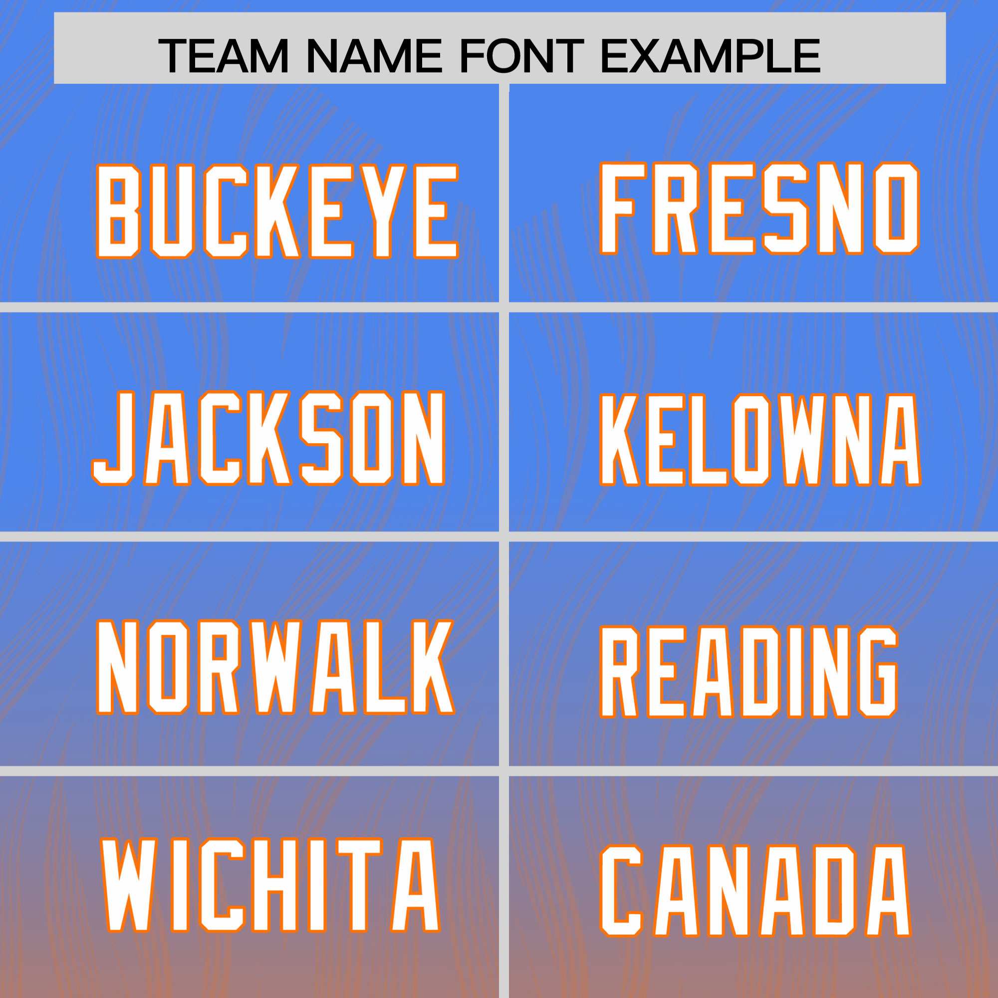 Custom Powder Blue Orange Gradient Fashion Outdoor Authentic American Football Jersey