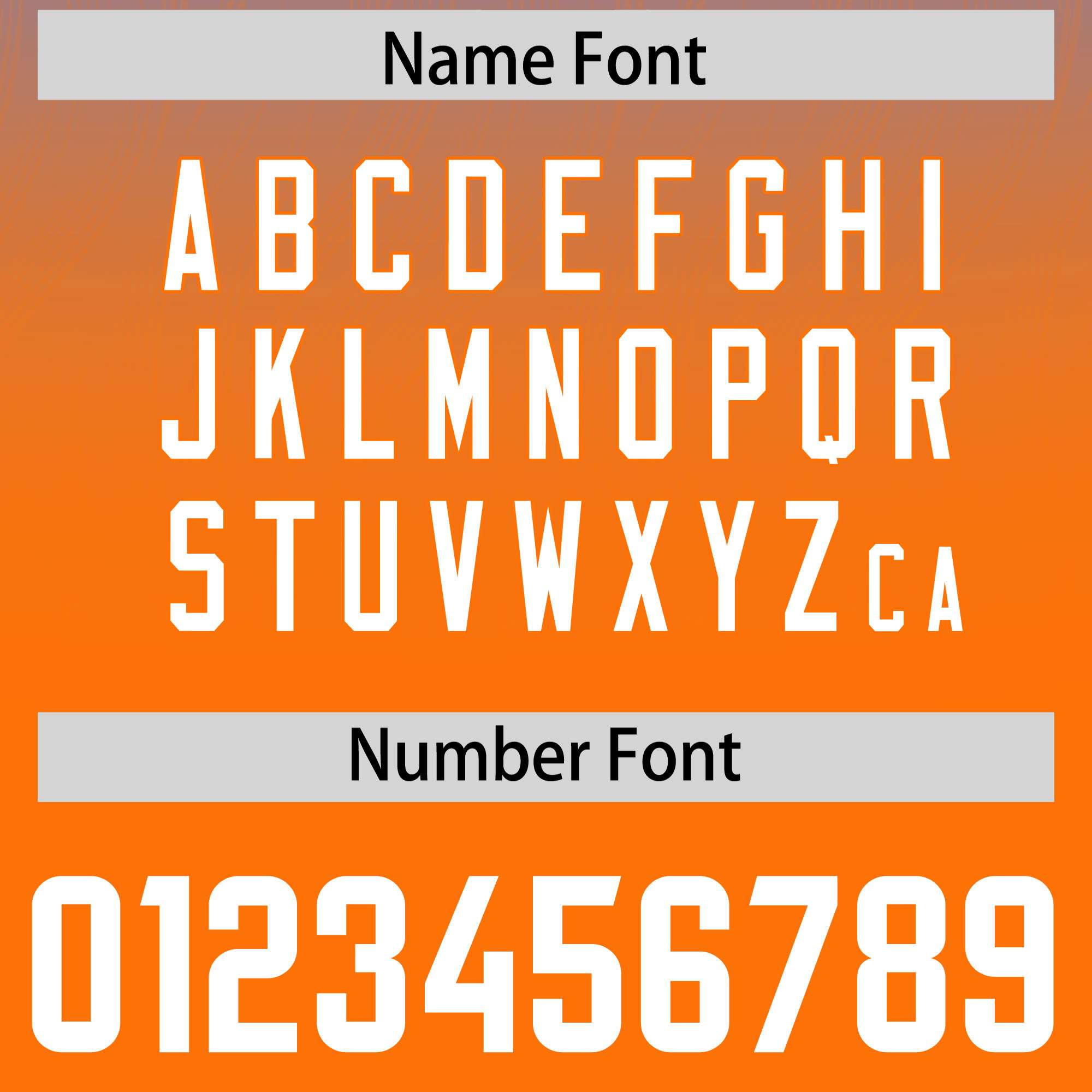 Custom Powder Blue Orange Gradient Fashion Outdoor Authentic American Football Jersey