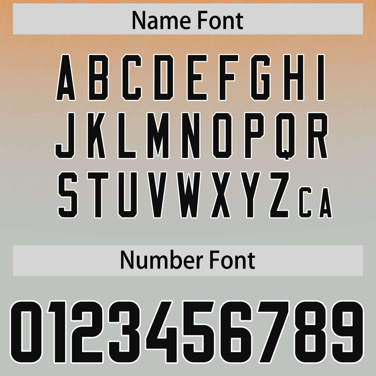 Custom Orange Gray Gradient Fashion Outdoor Authentic American Football Jersey