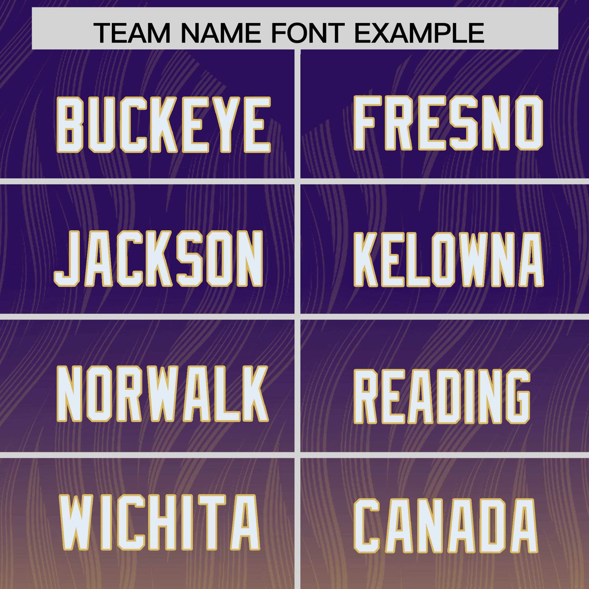 Custom Purple Old Gold Gradient Fashion Outdoor Authentic American Football Jersey