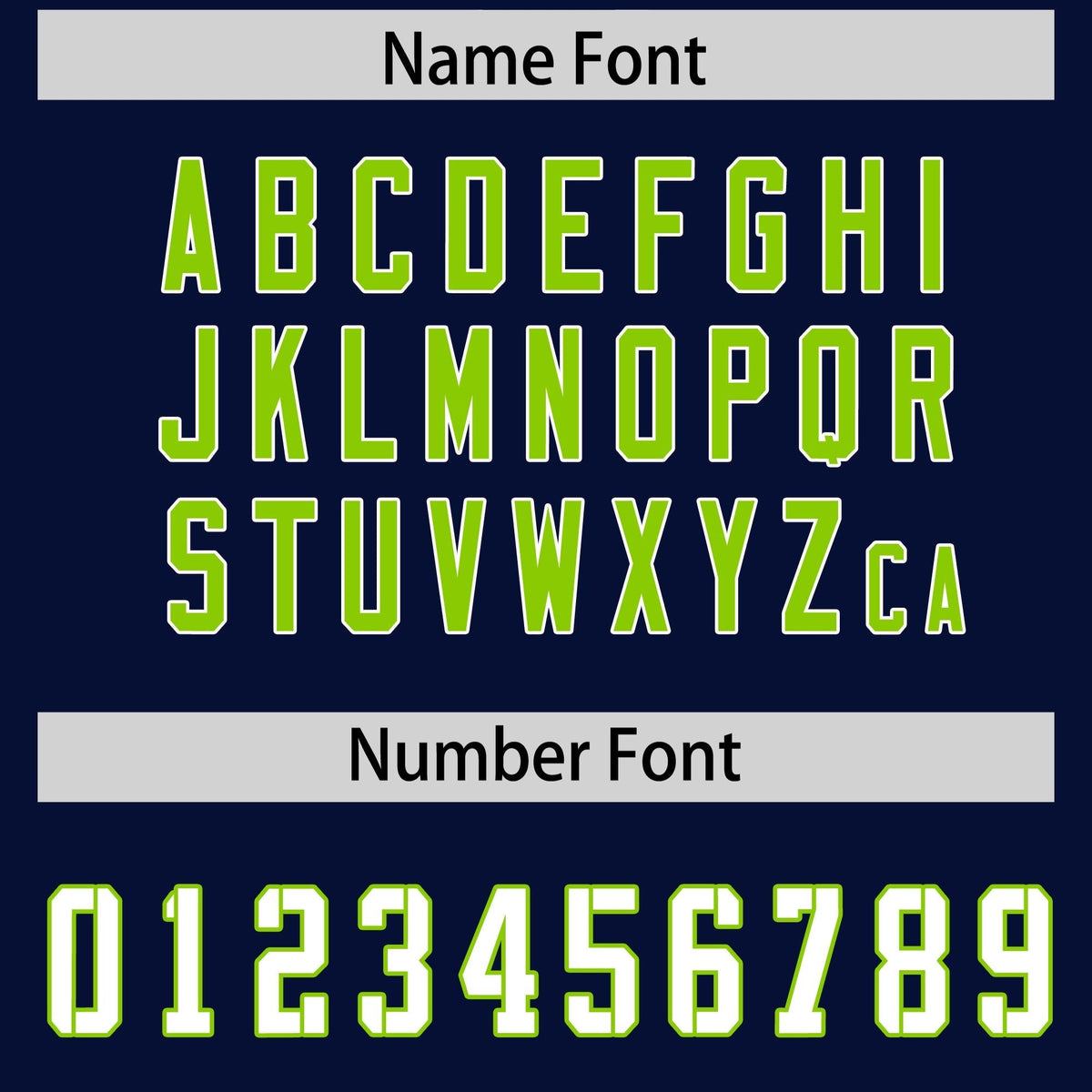 Custom Navy Neon Green Side Stripe Pattern Authentic American Football Jersey