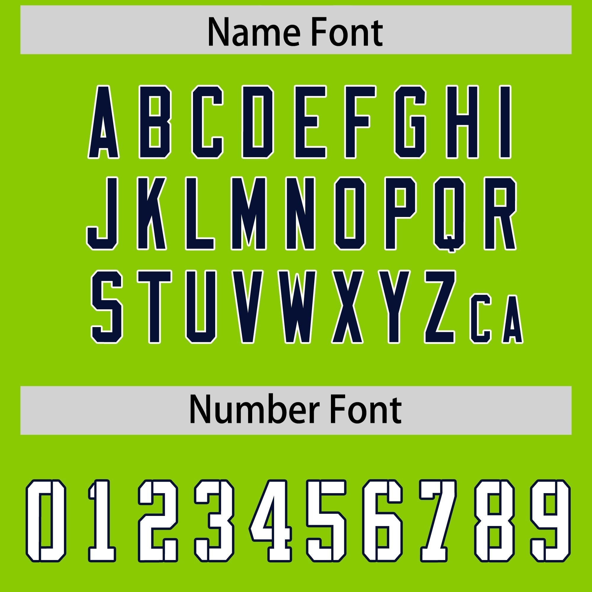 Custom Neon Green Navy Side Stripe Pattern Authentic American Football Jersey