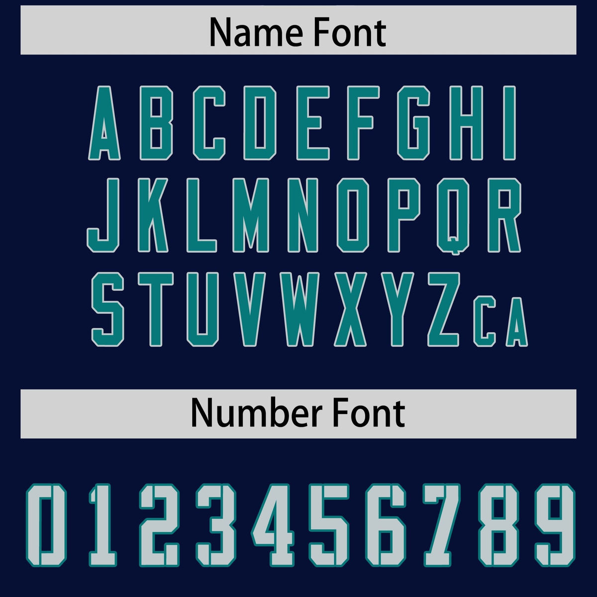 Custom Navy Aqua Side Stripe Pattern Authentic American Football Jersey