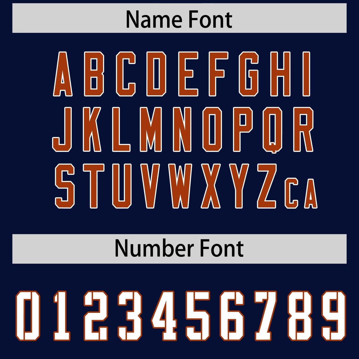 Custom Navy Texas Orange Side Stripe Pattern Authentic American Football Jersey