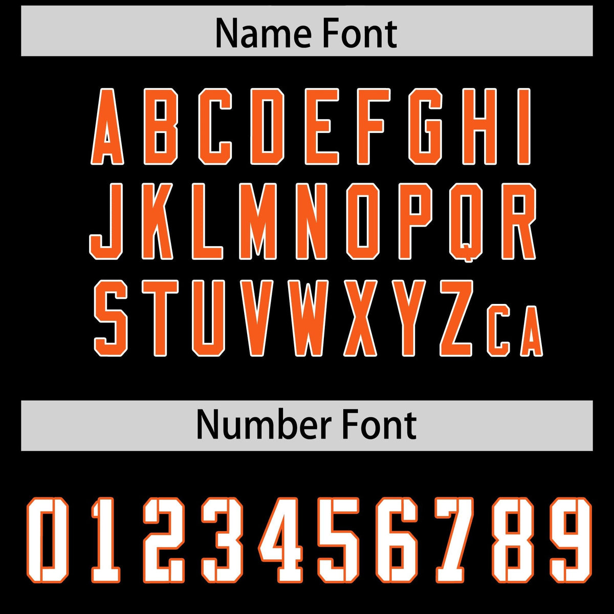 Custom Black Orange Side Stripe Pattern Authentic American Football Jersey