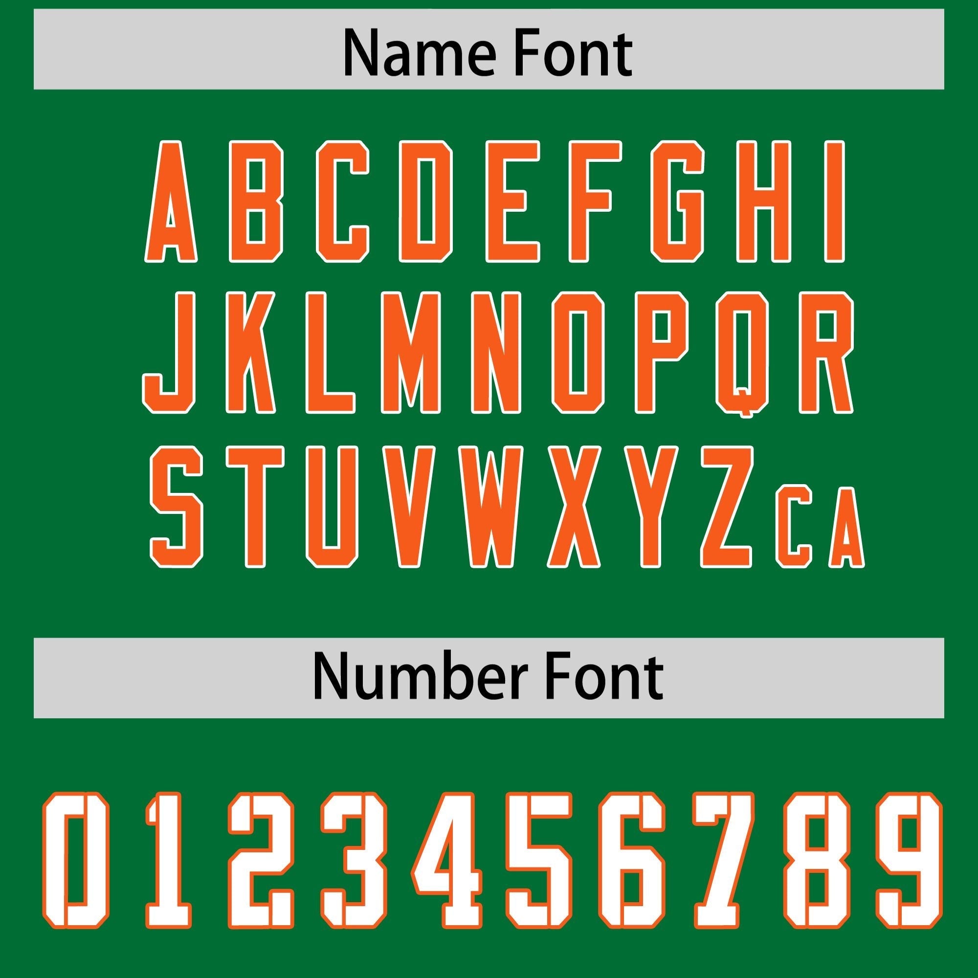 Custom Kelly Green Orange Side Stripe Pattern Authentic American Football Jersey