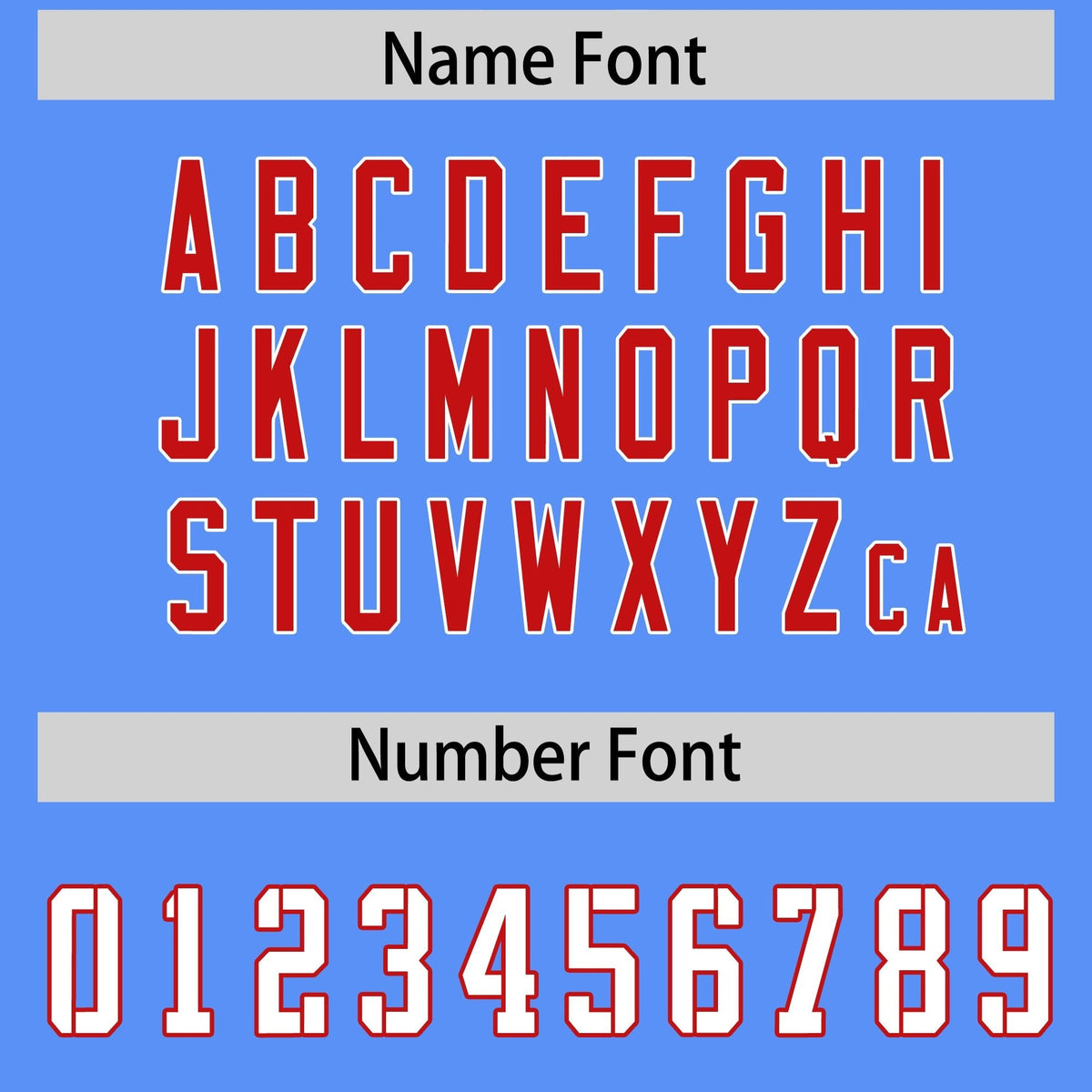 Custom Powder Blue Red Side Stripe Pattern Authentic American Football Jersey