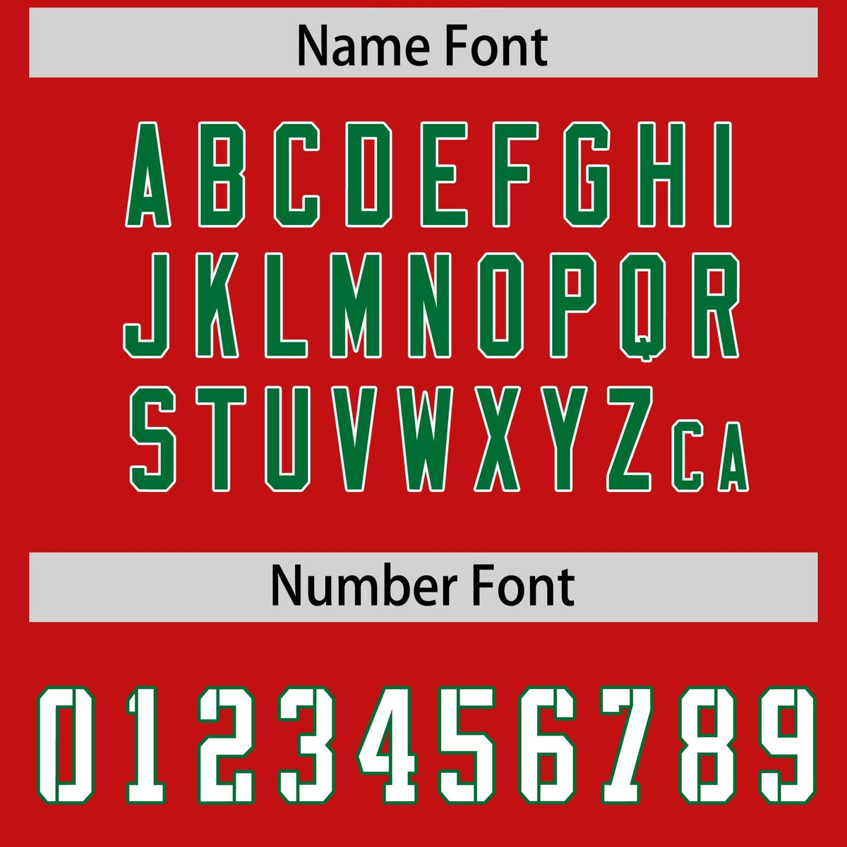 Custom Red Kelly Green Side Stripe Pattern Authentic American Football Jersey