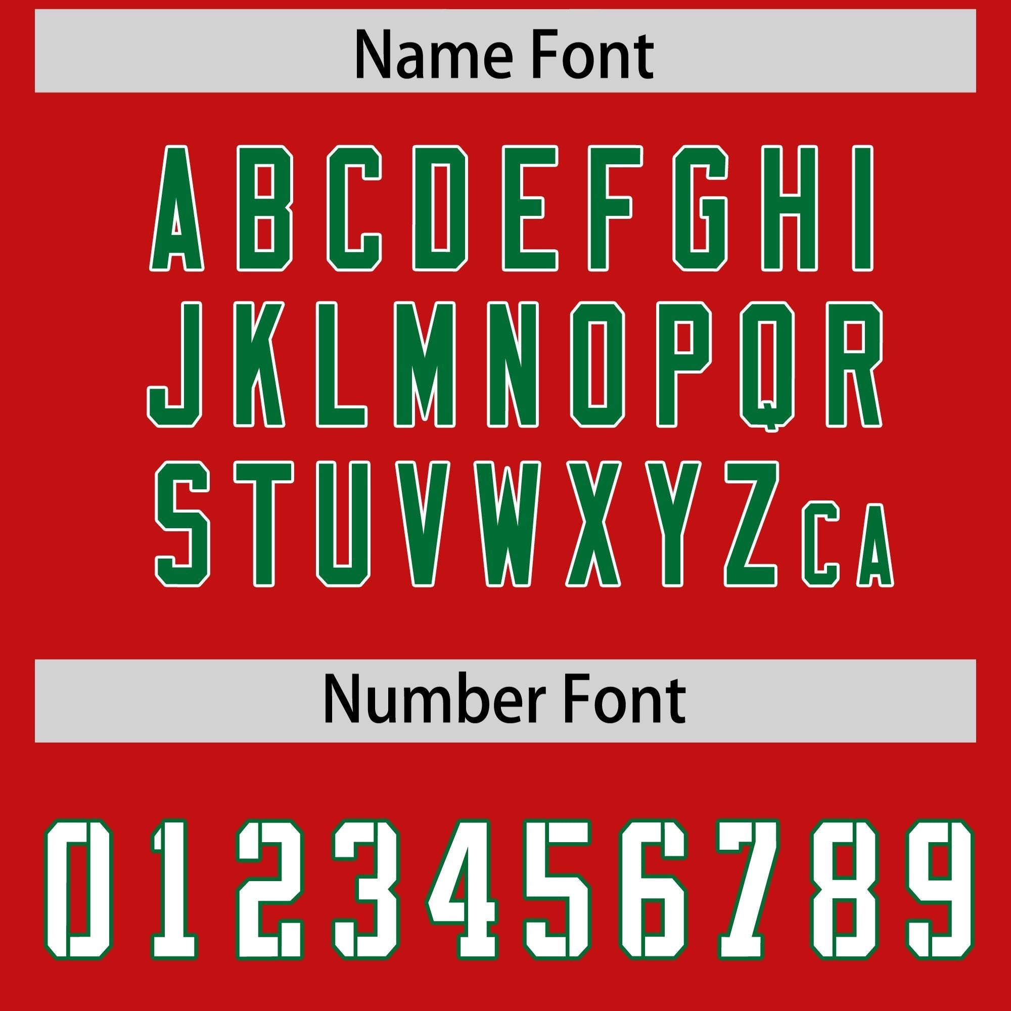 Custom Red Kelly Green Side Stripe Pattern Authentic American Football Jersey