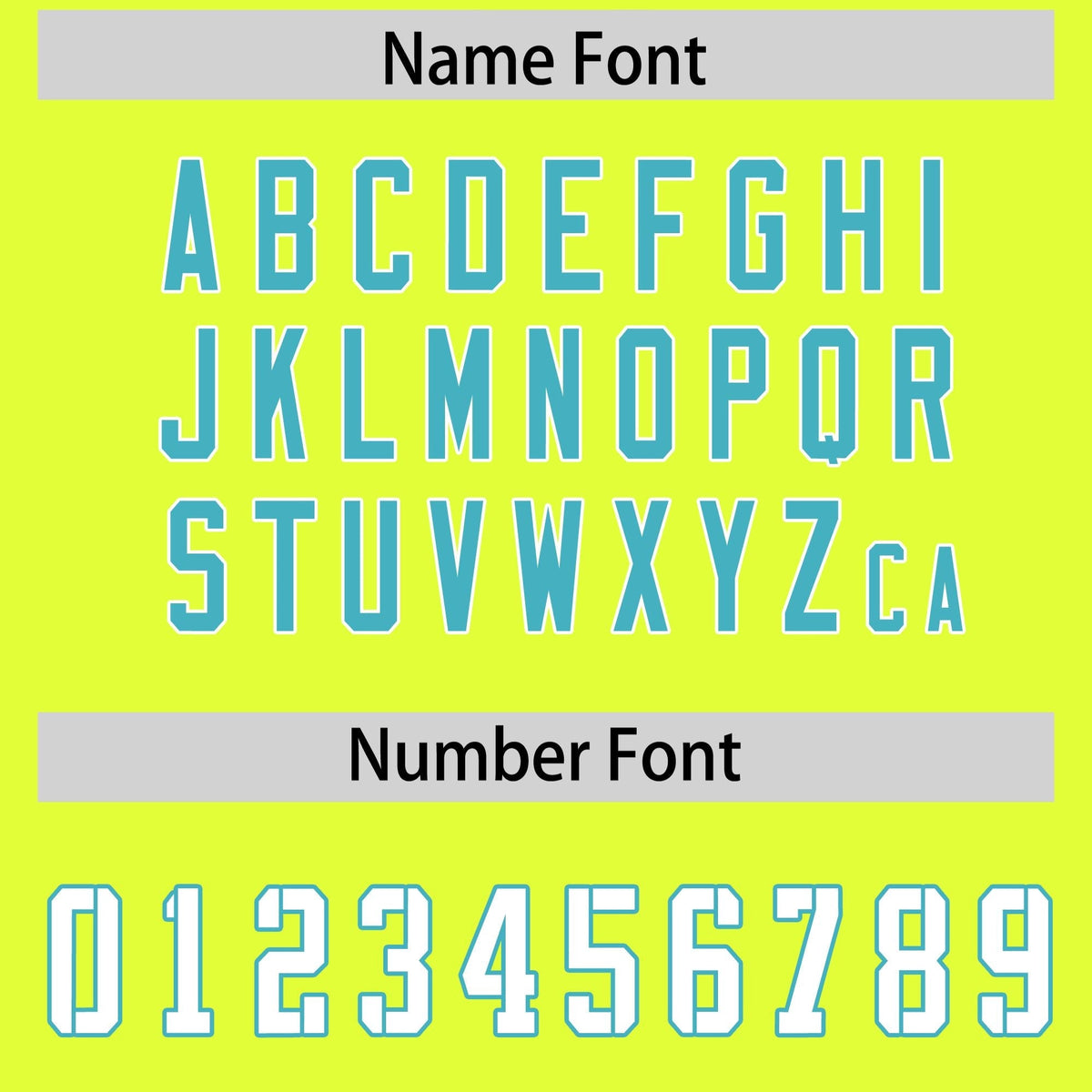 Custom Fluorescent Green Sky Blue Side Stripe Pattern Authentic American Football Jersey