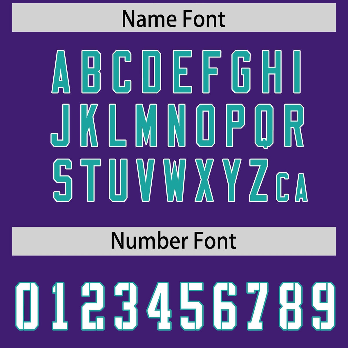 Custom Purple Aqua Side Stripe Pattern Authentic American Football Jersey