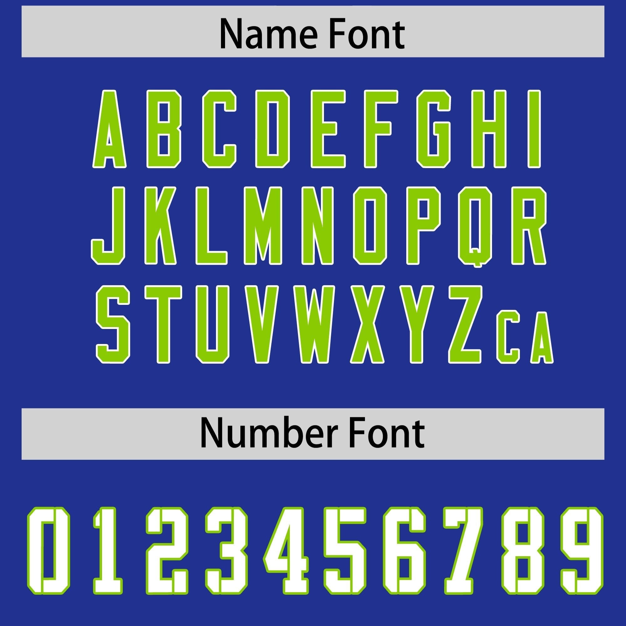 Custom Royal Neon Green Side Stripe Pattern Authentic American Football Jersey