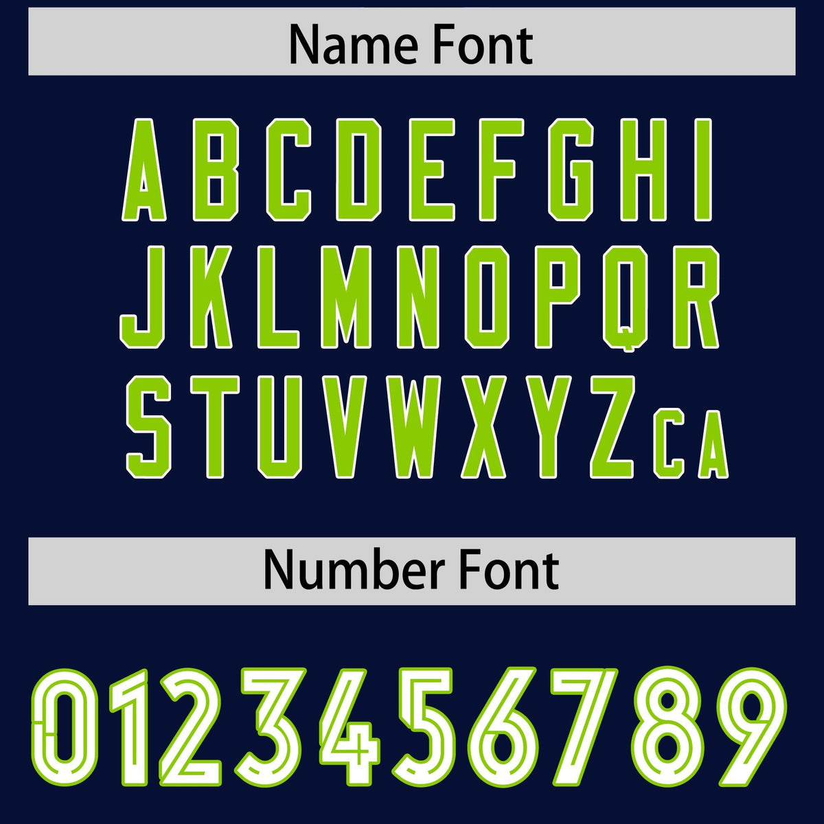 Custom Navy Neon Green Side Stripe Pattern Authentic American Football Jersey