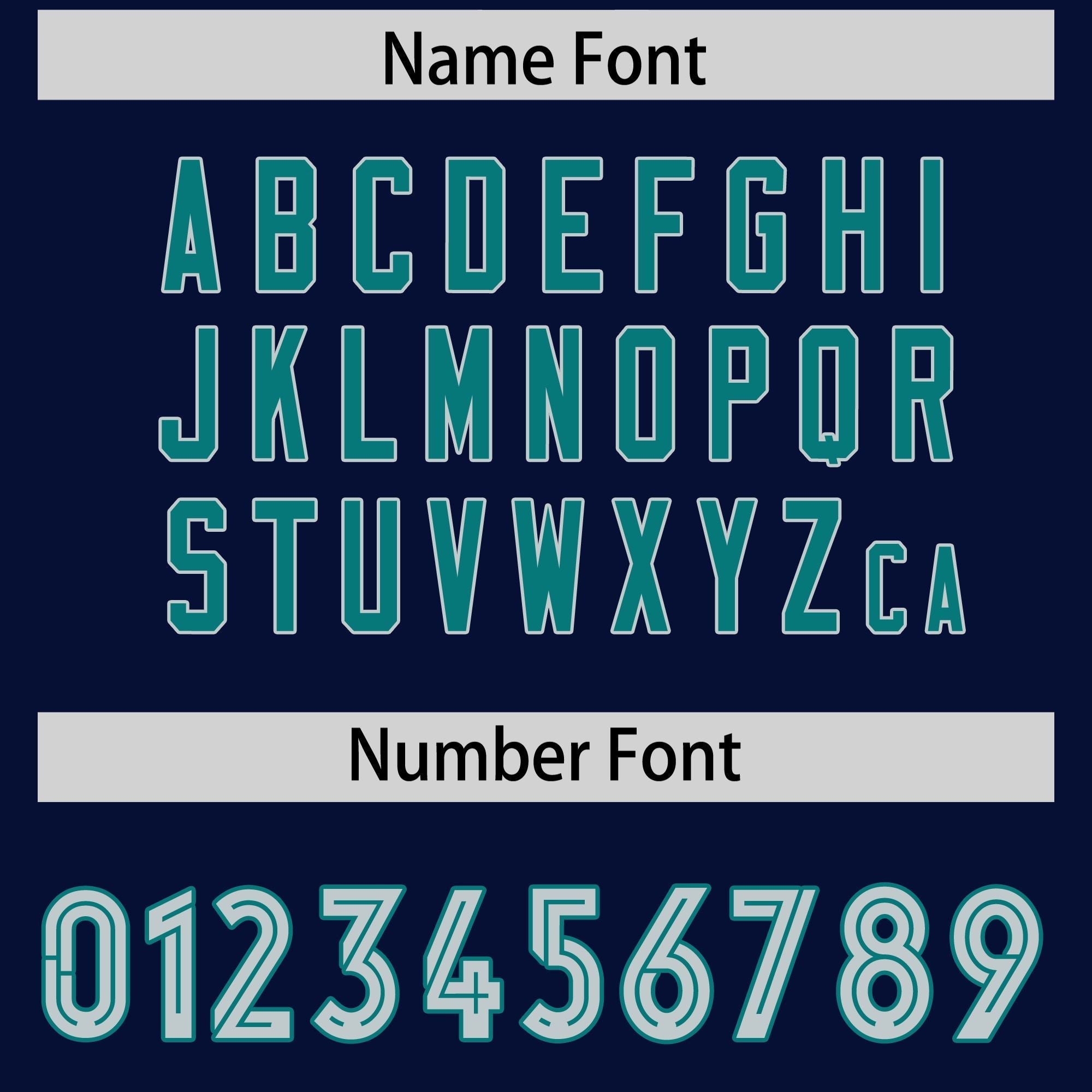 Custom Navy Aqua Side Stripe Pattern Authentic American Football Jersey