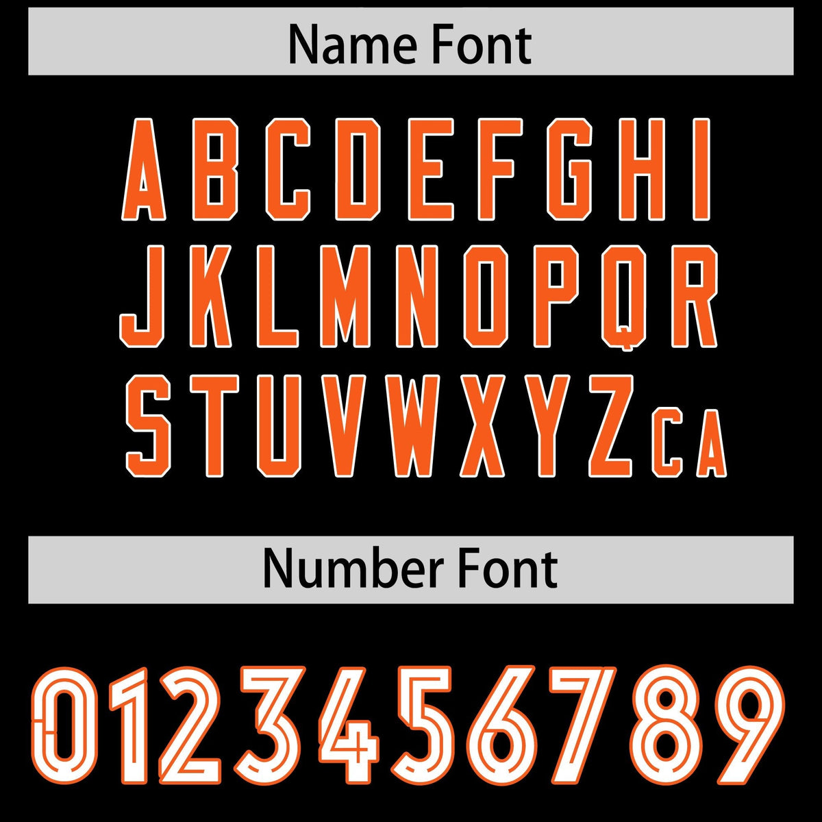 Custom Black Orange Side Stripe Pattern Authentic American Football Jersey