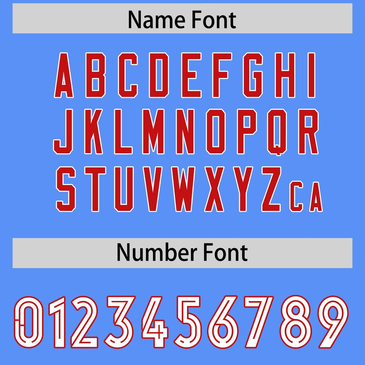 Custom Powder Blue Red Side Stripe Pattern Authentic American Football Jersey