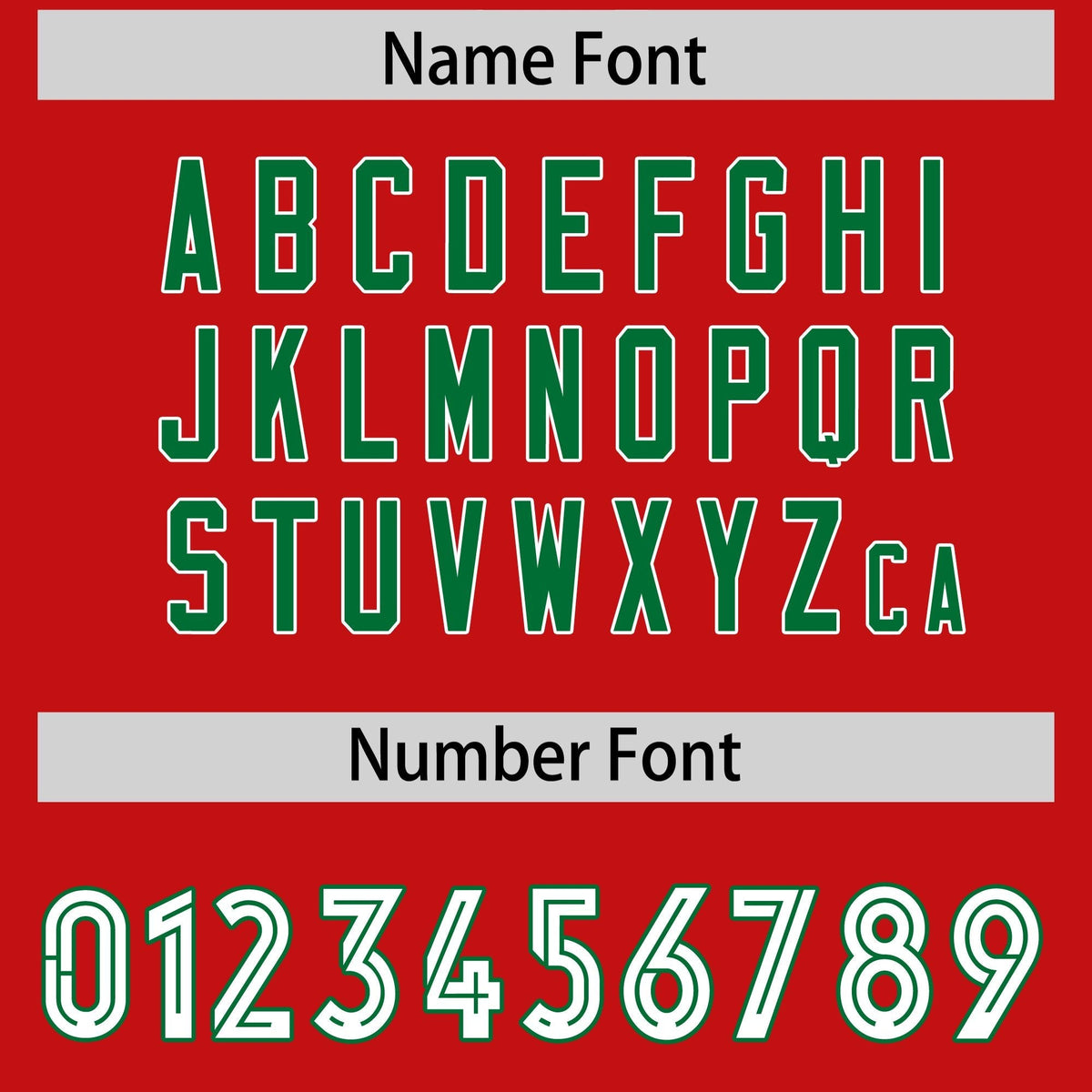 Custom Red Kelly Green Side Stripe Pattern Authentic American Football Jersey