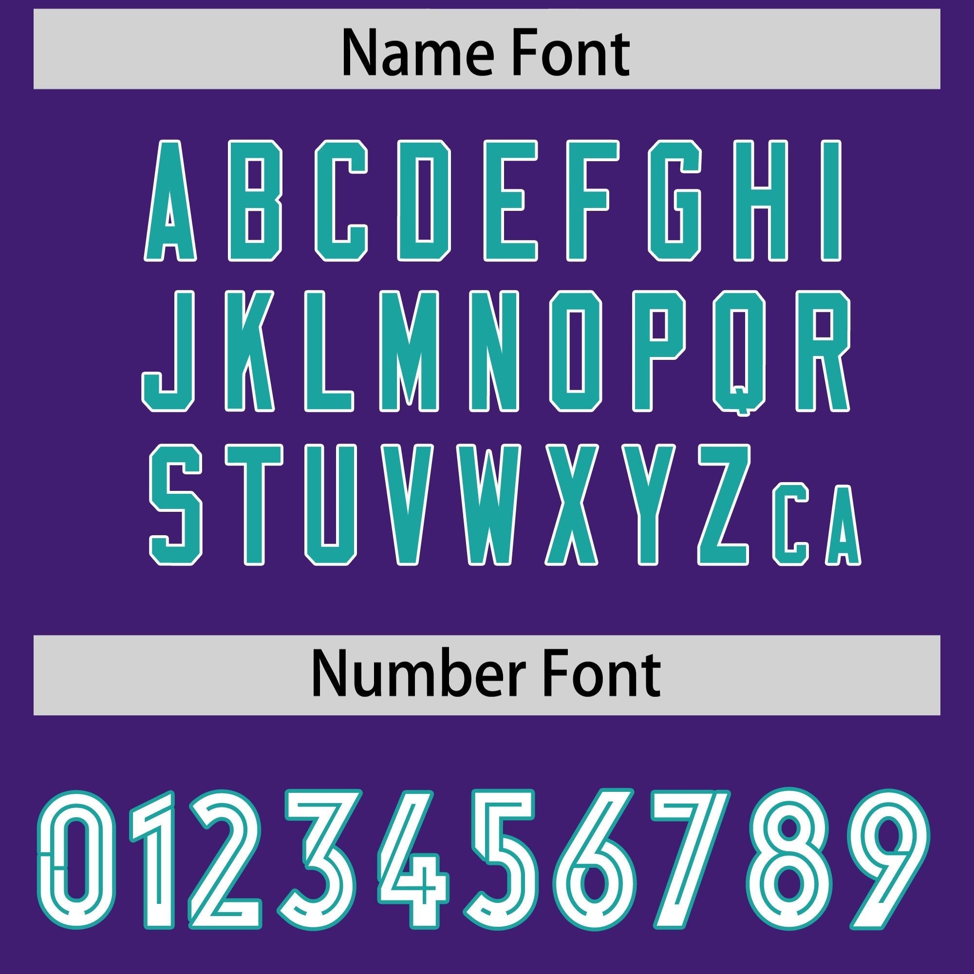 Custom Purple Aqua Side Stripe Pattern Authentic American Football Jersey