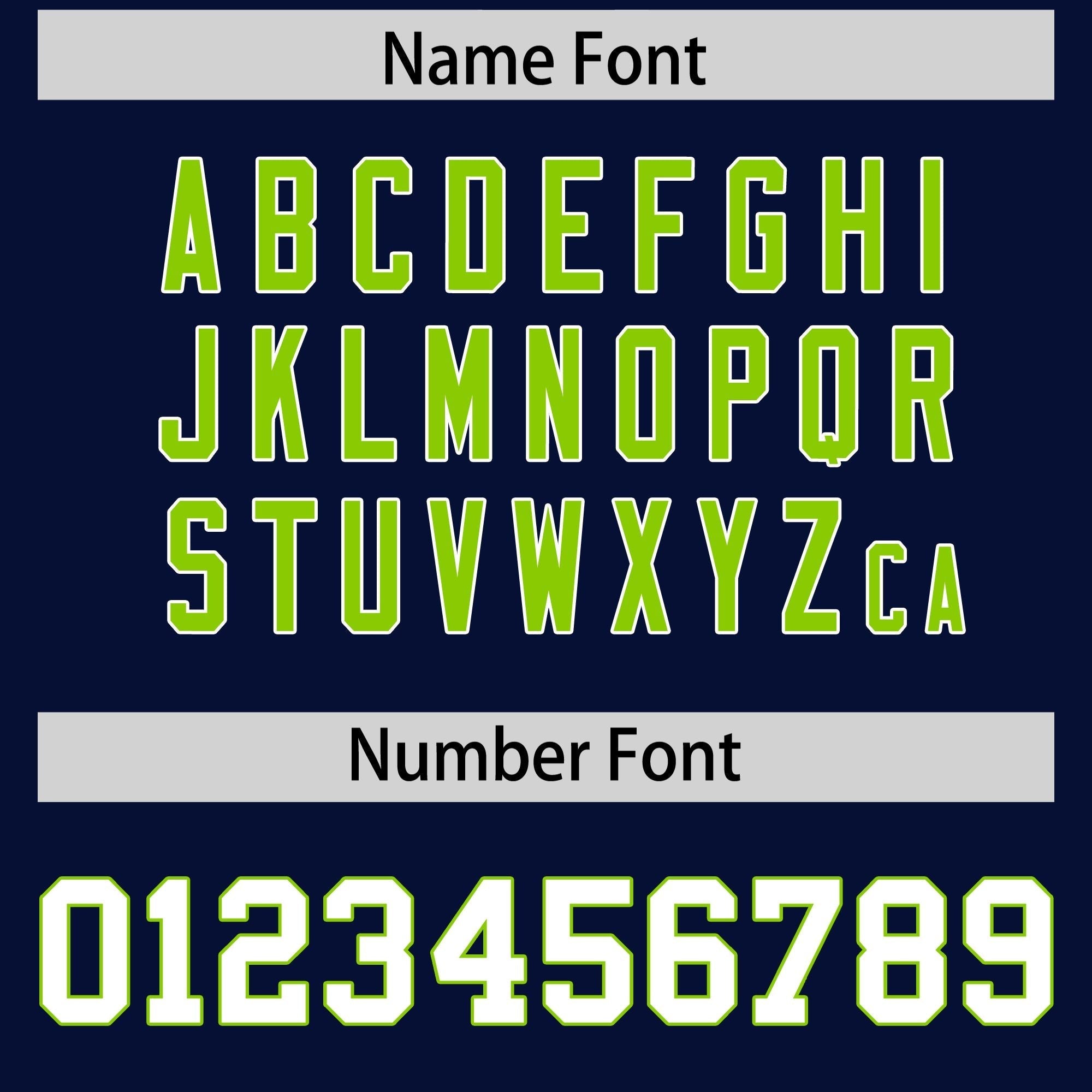 Custom Navy Neon Green Side Stripe Pattern Authentic American Football Jersey