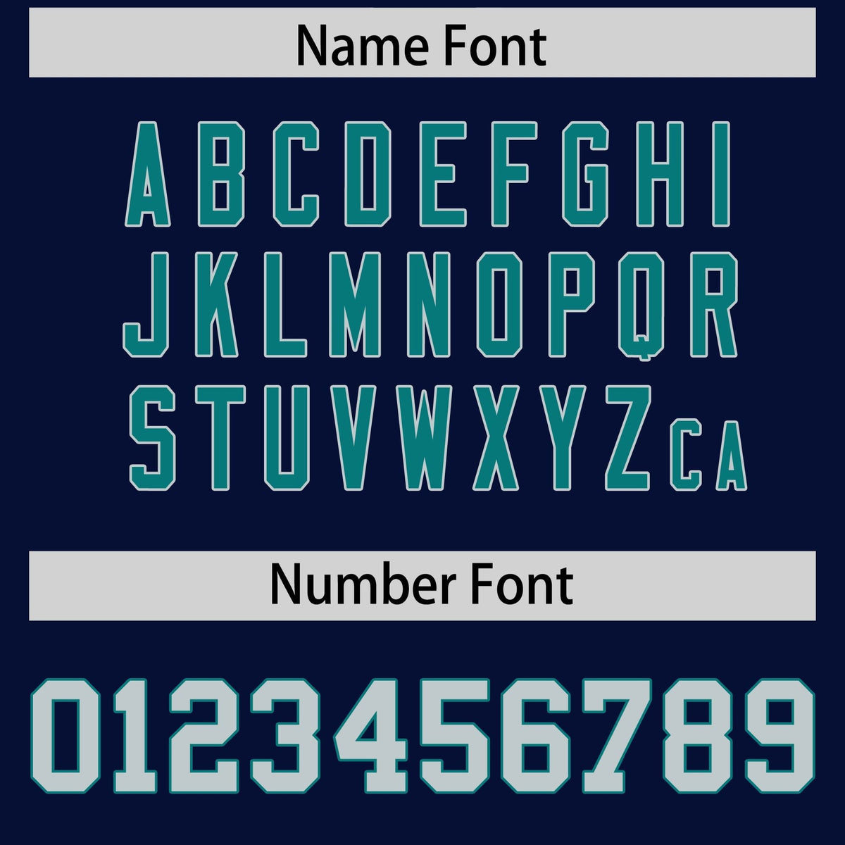 Custom Navy Aqua Side Stripe Pattern Authentic American Football Jersey