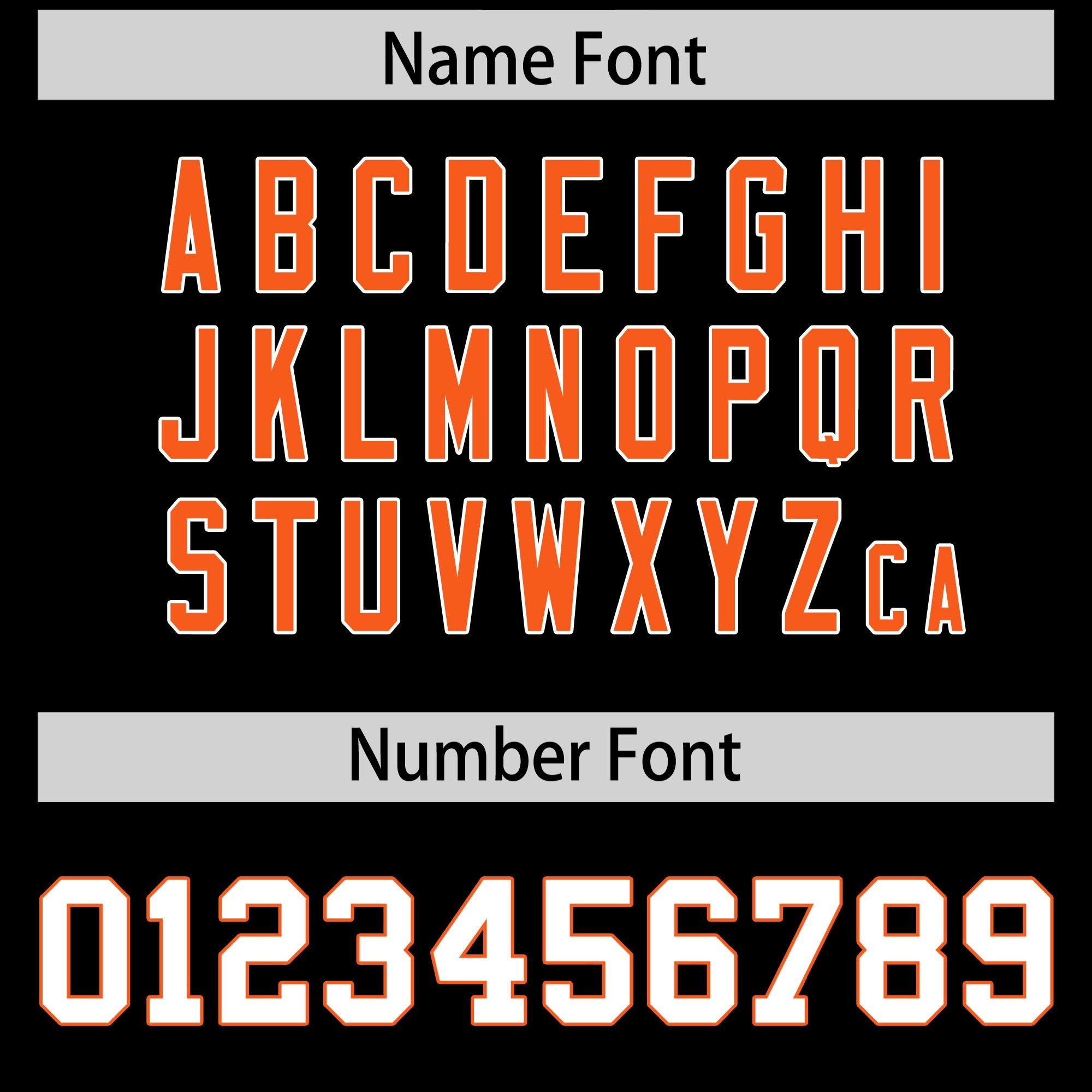 Custom Black Orange Side Stripe Pattern Authentic American Football Jersey