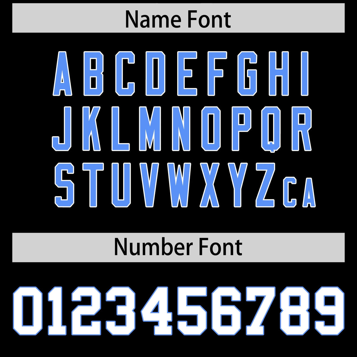 Custom Black Powder Blue Side Stripe Pattern Authentic American Football Jersey