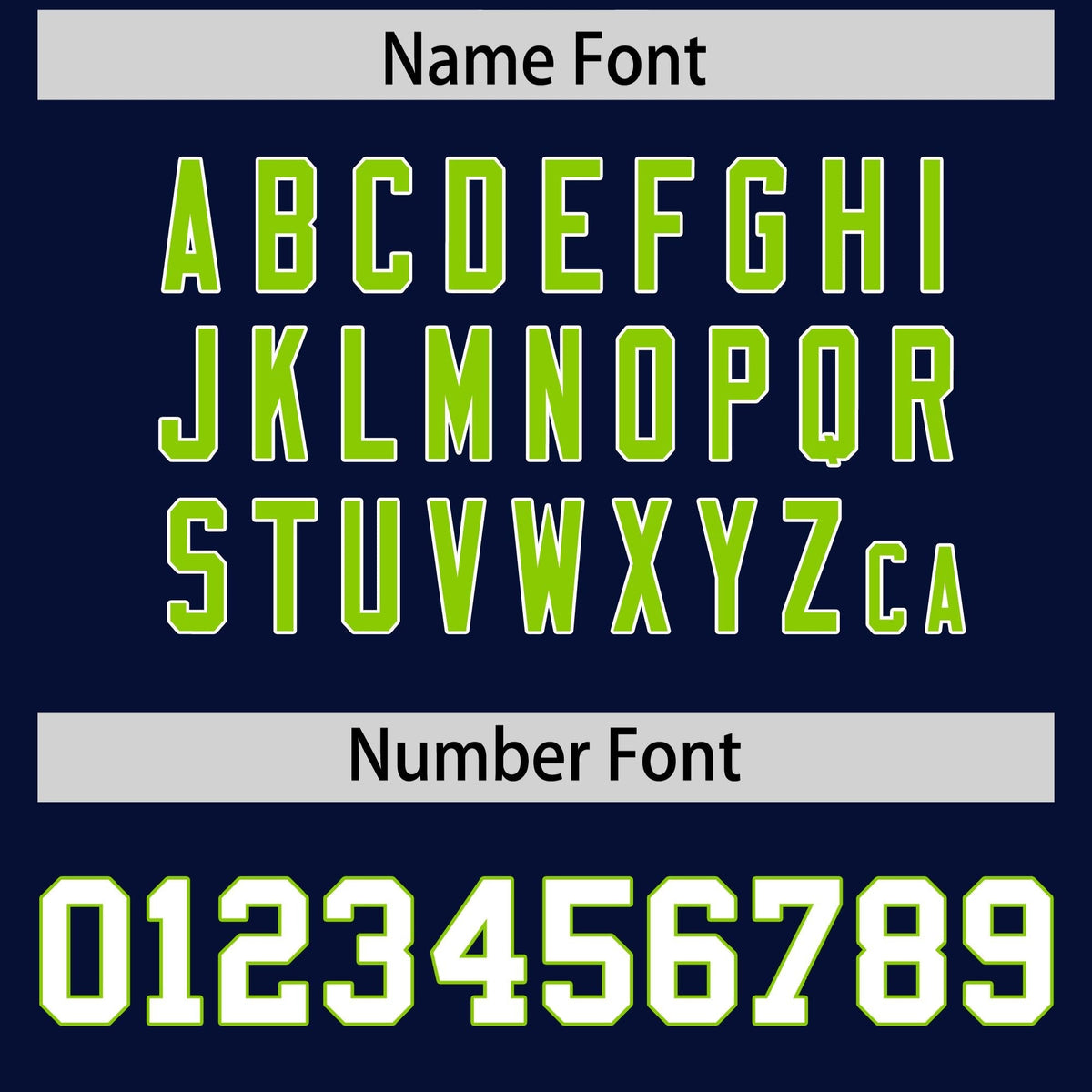 Custom Navy Neon Green Side Stripe Pattern Authentic American Football Jersey